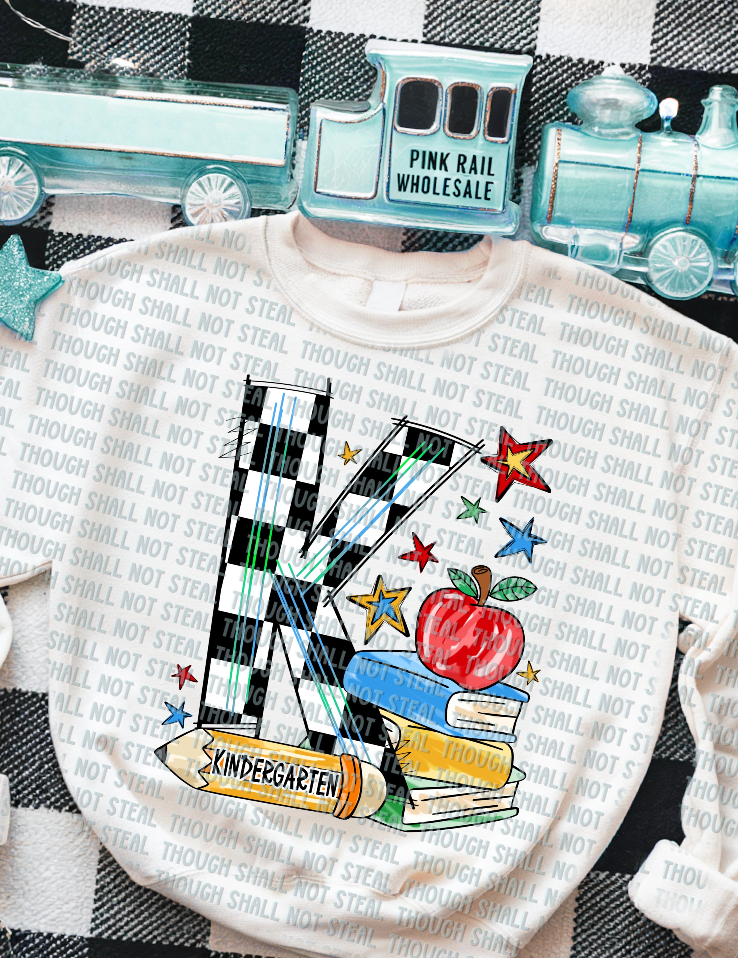 08-166 Stacked Kindergarten Completed Tee