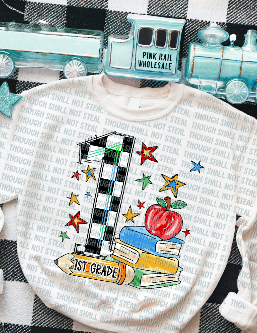 08-167 Stacked 1st Grade Completed Tee