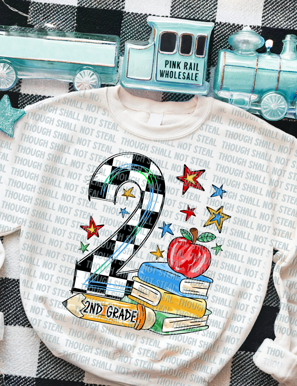 08-168 Stacked 2nd Grade Completed Tee