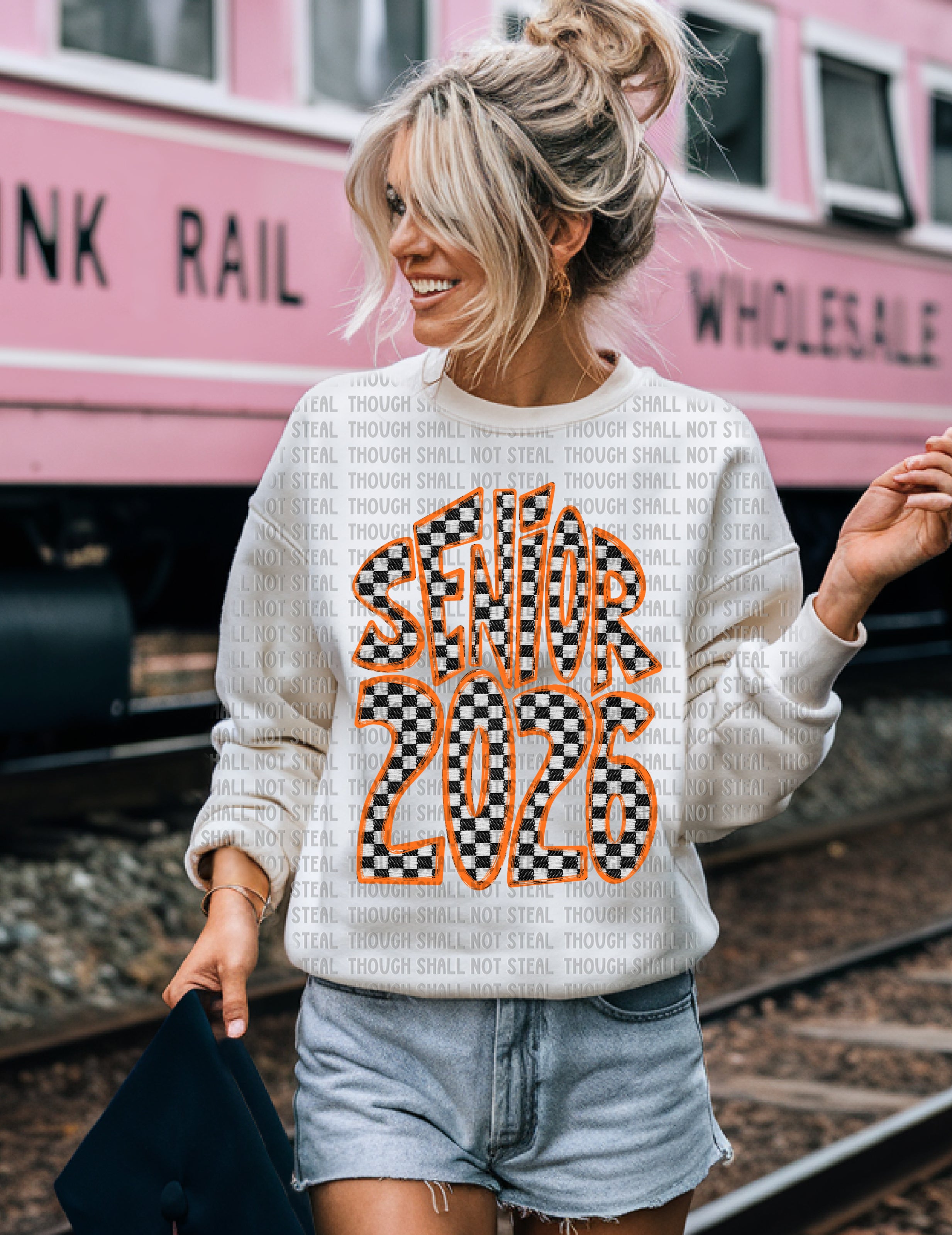 08-189 Checkered Senior 2026  (1 of 2)  DTF TRANSFER ONLY