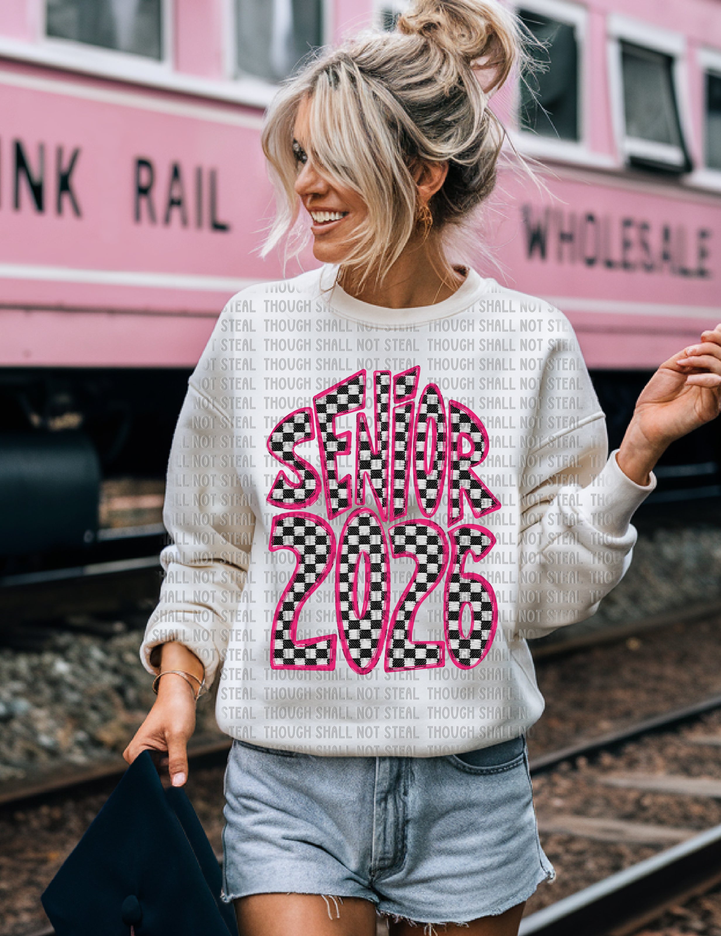 08-189 Checkered Senior 2026  (2 of 2)  DTF TRANSFER ONLY