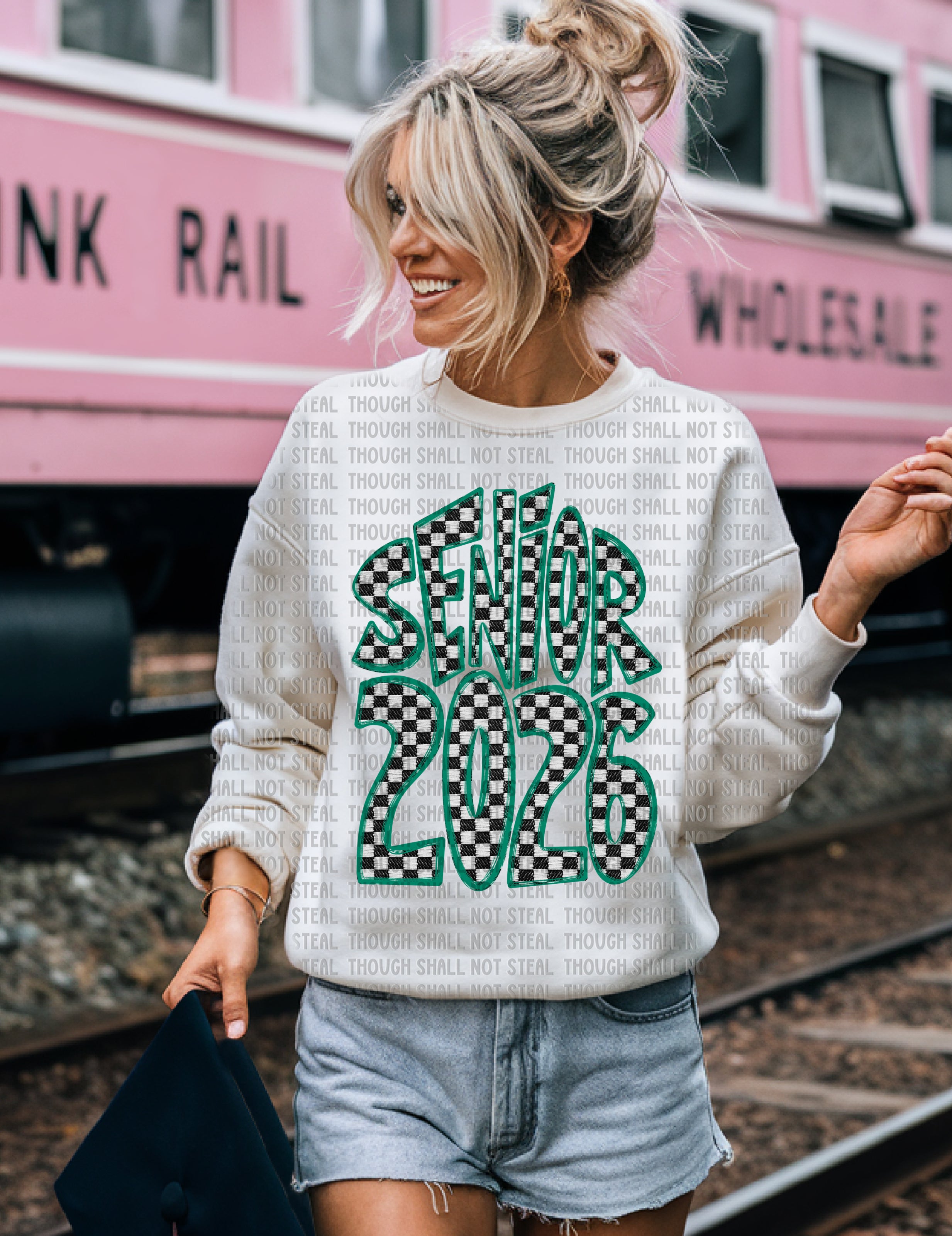 08-189 Checkered Senior 2026 ( 2 of 2) Completed Tee