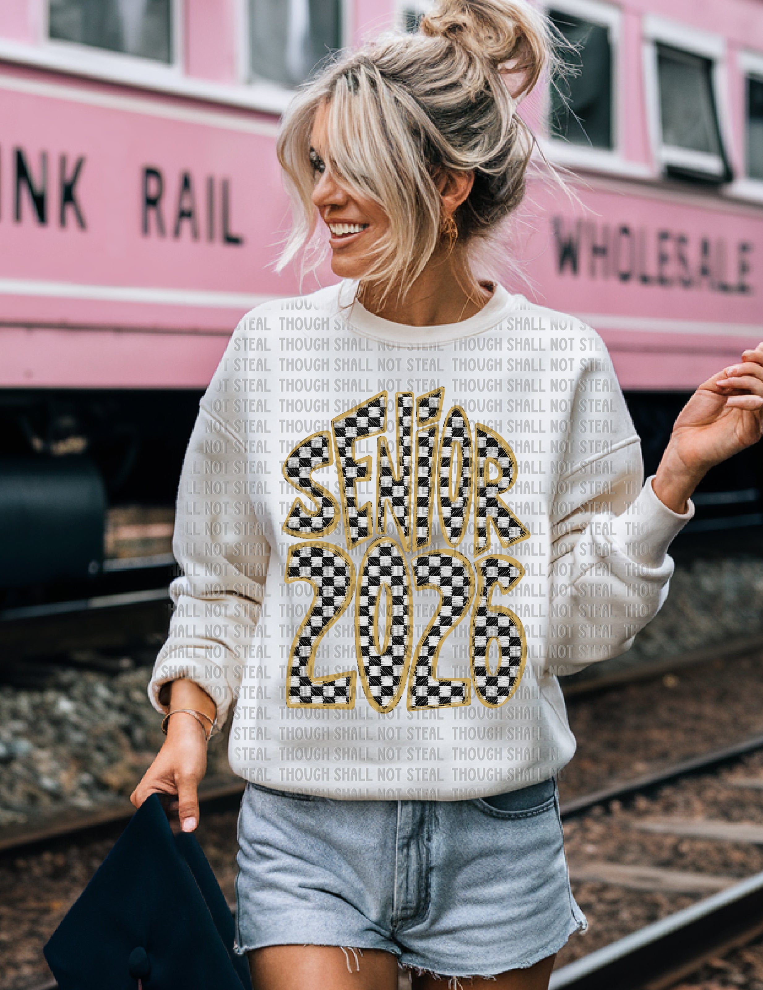 08-189 Checkered Senior 2026 ( 2 of 2) Completed Tee