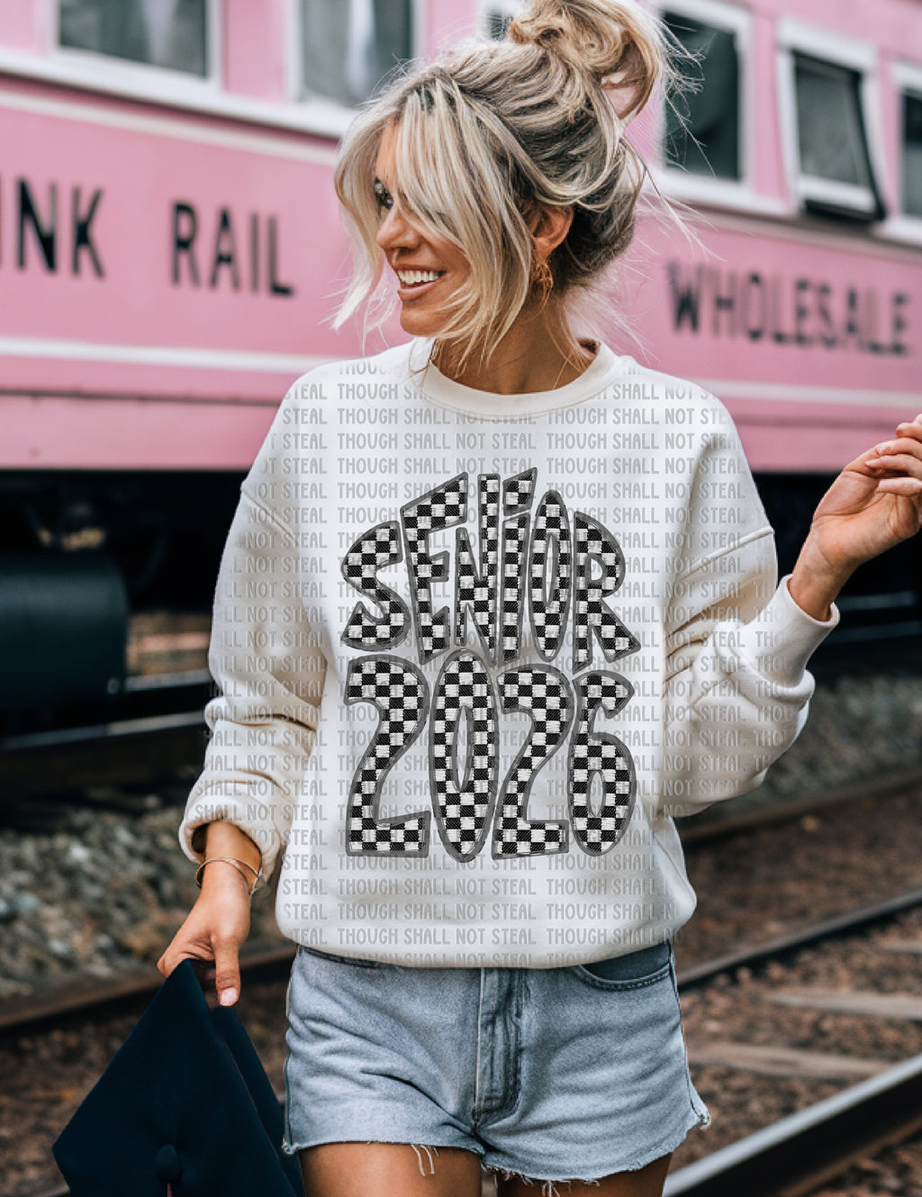 08-189 Checkered Senior 2026  (2 of 2)  DTF TRANSFER ONLY