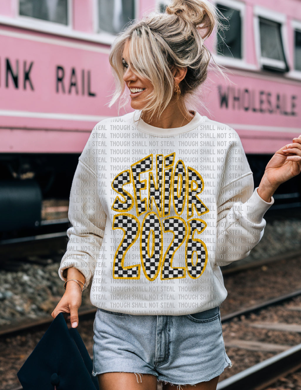 08-189 Checkered Senior 2026 ( 2 of 2) Completed Tee