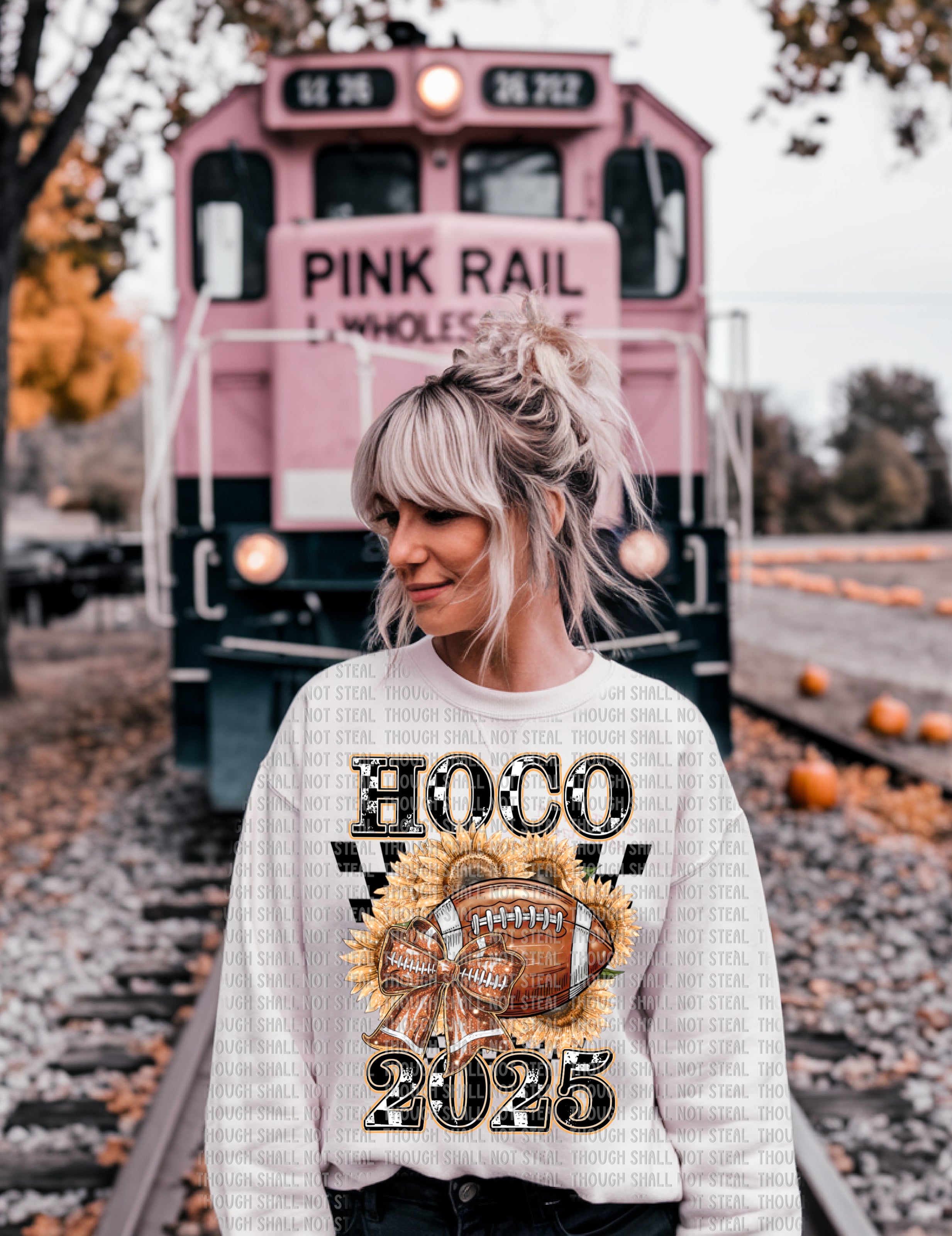 08-193 HOCO 2025 Checkered Sunflowers Completed Tee