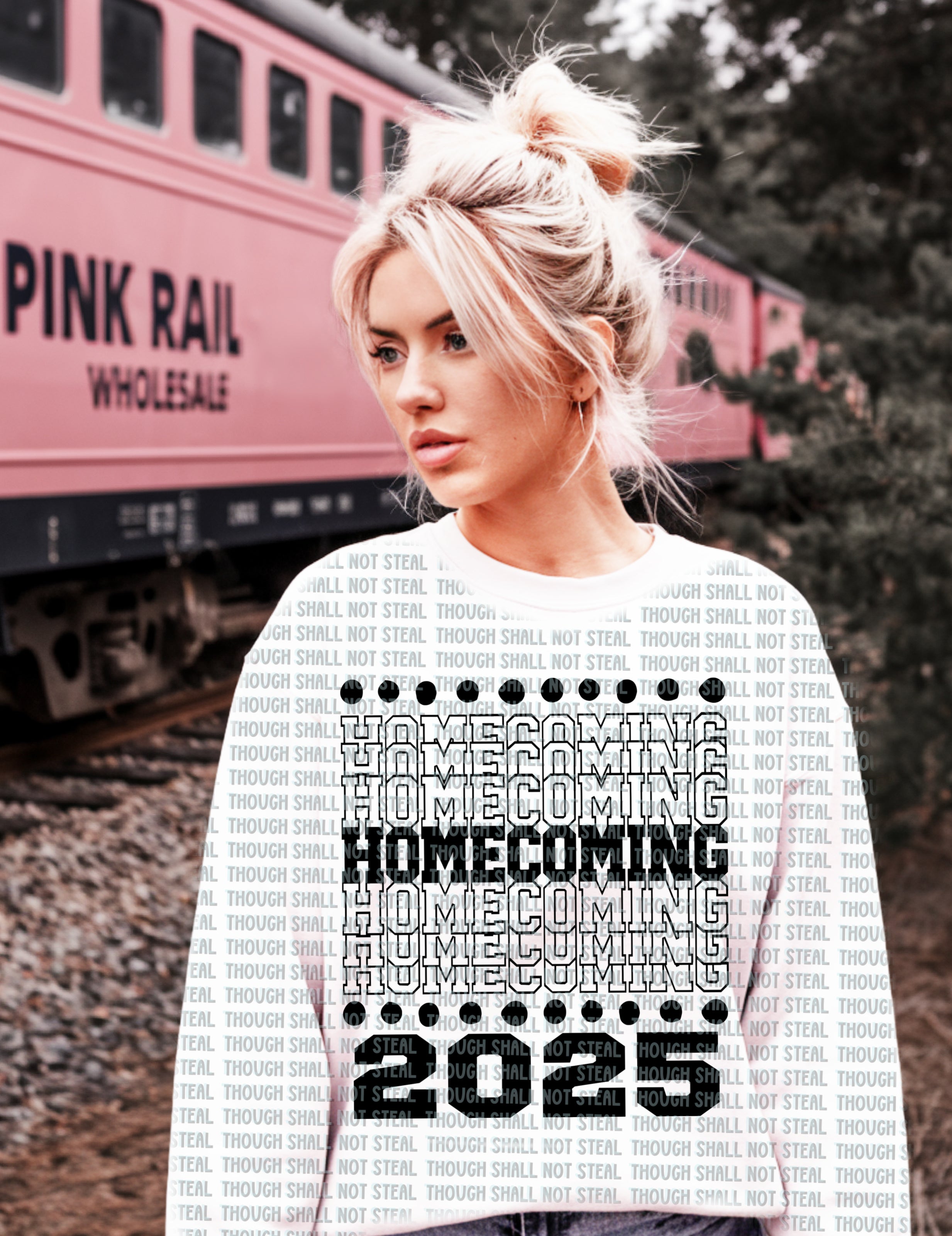 08-198 Stacked Homecoming Completed Tee