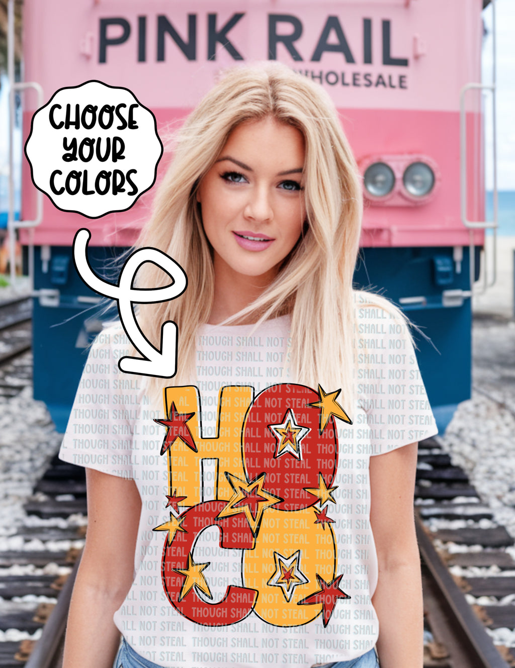 08-201 HOCO Stars pick your colors Completed Tee