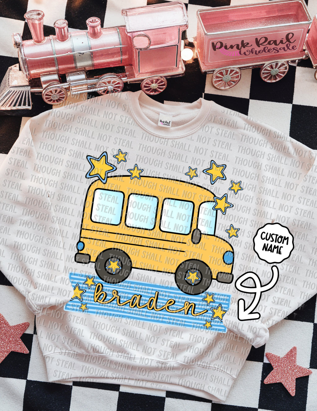 08-209 Custom School Bus Completed Tee
