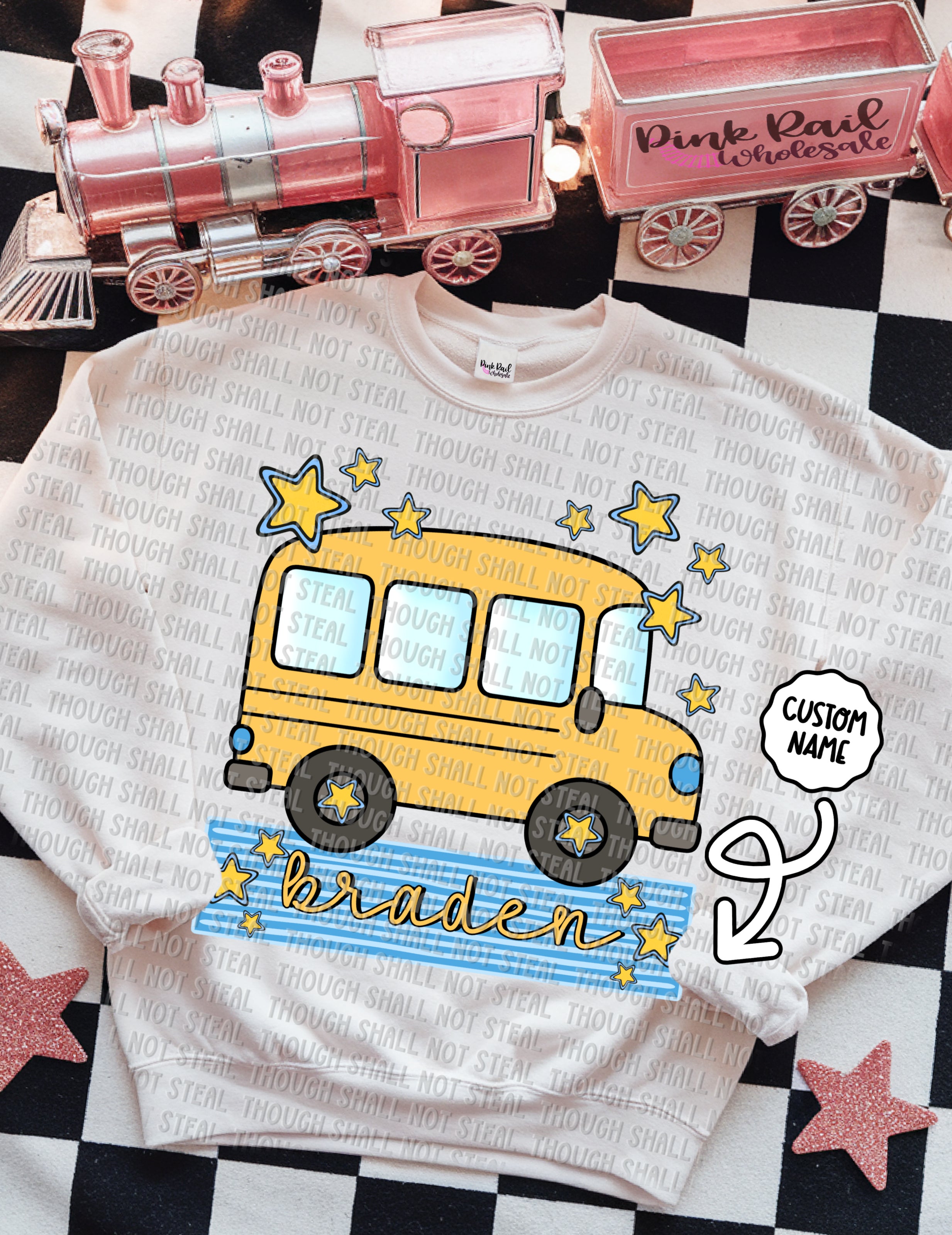 08-209 Custom School Bus Completed Tee