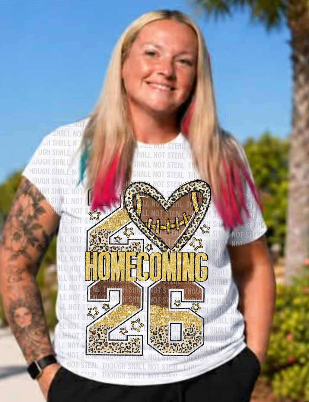 08-226 Homecoming Glitter 2026 DTF TRANSFER ONLY