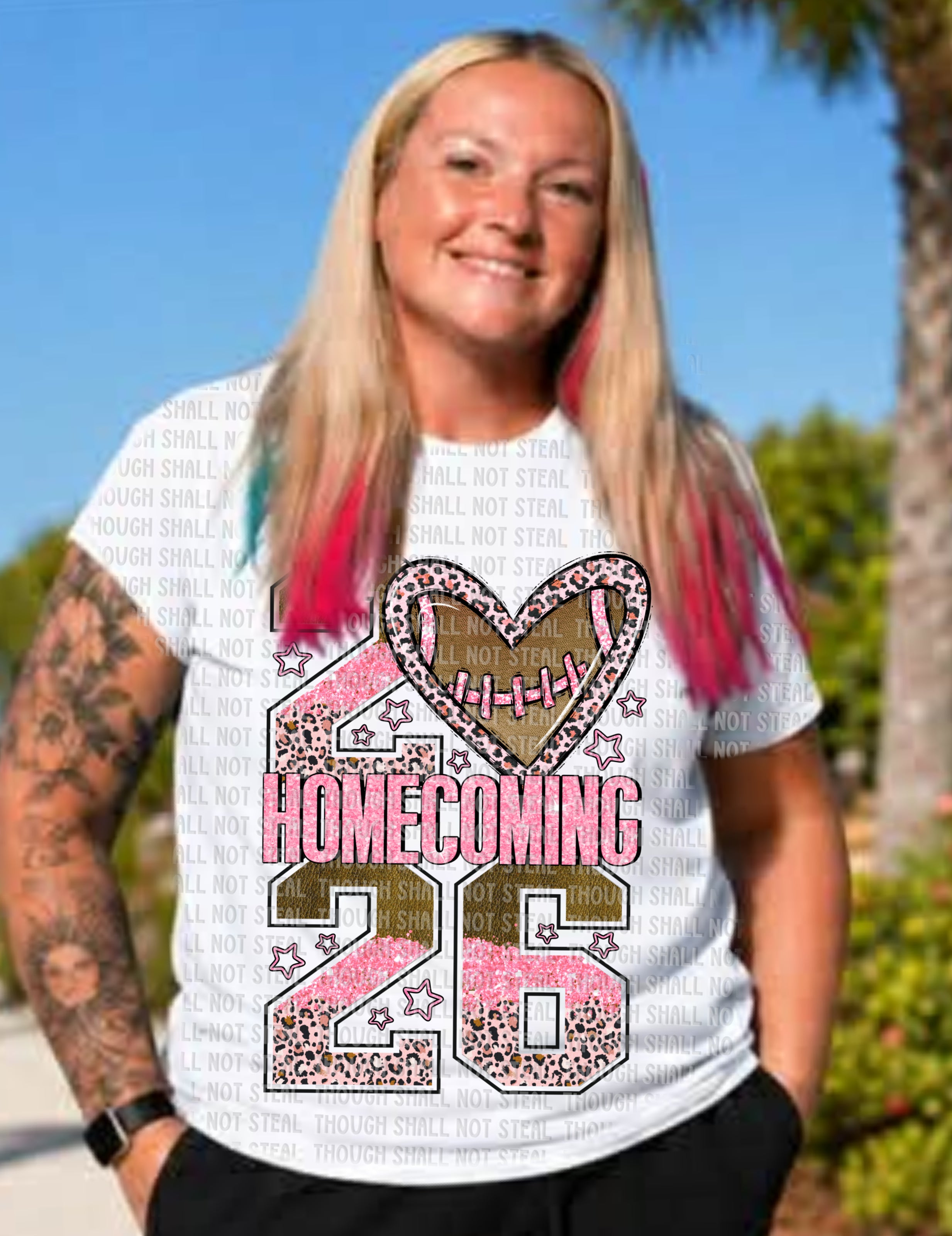 08-226 Homecoming Glitter 2026 DTF TRANSFER ONLY