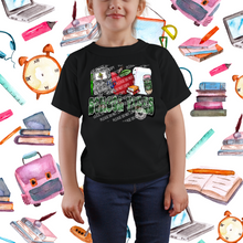 Load image into Gallery viewer, 08-27 School Vibes Doodles In Camo Completed Tee
