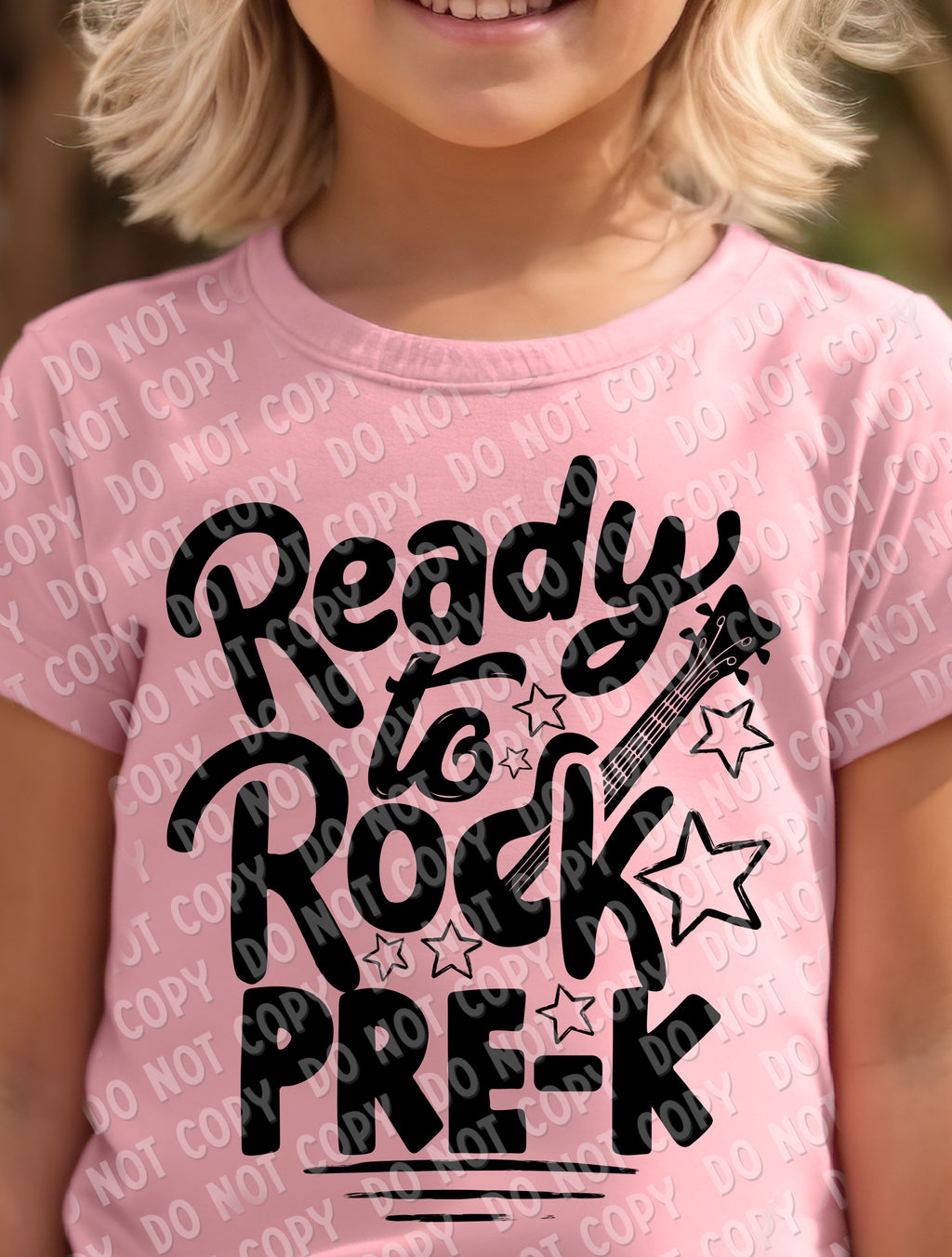08-67 Ready to Rock - Black (choose grade) Completed Tee