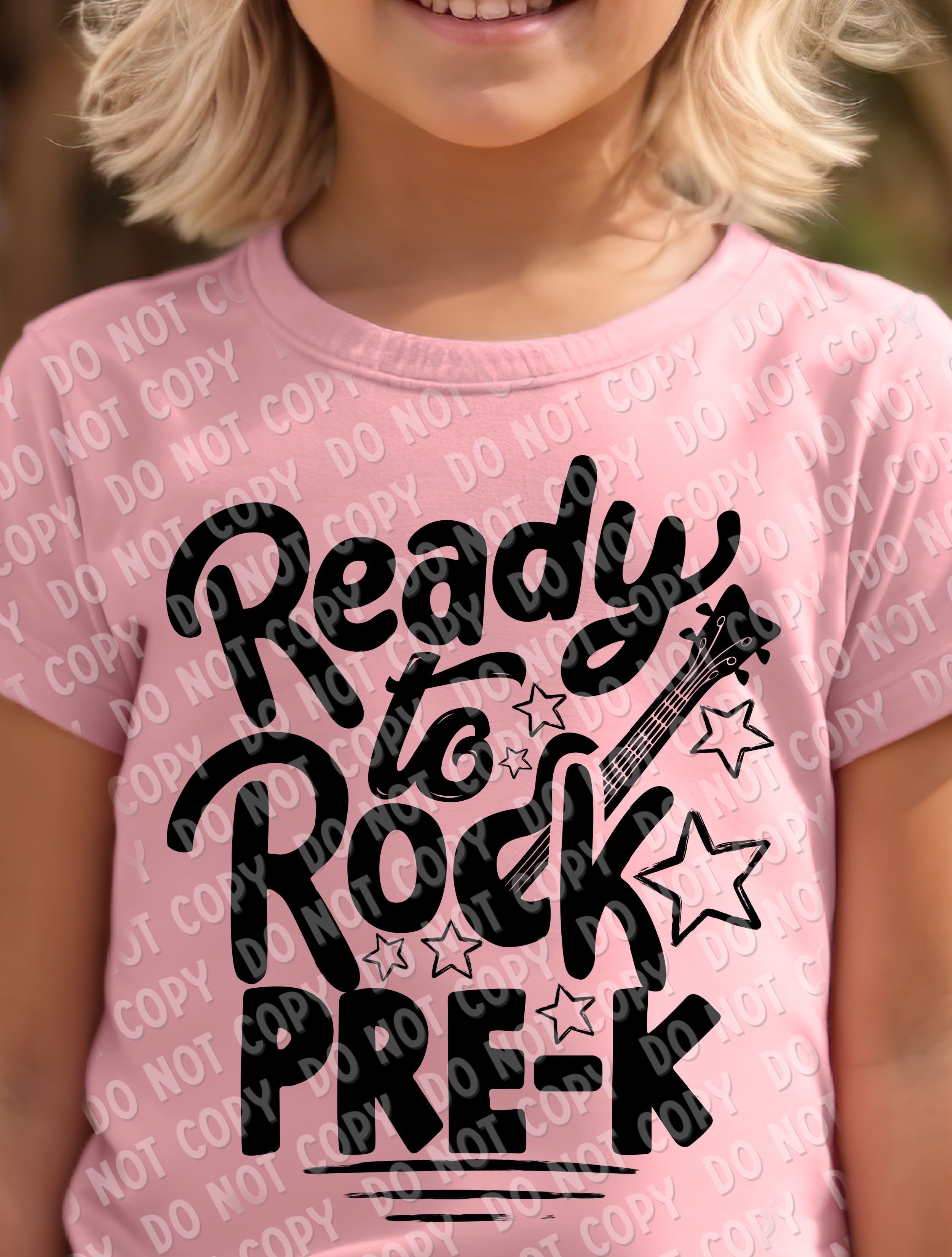 08-67 Ready to Rock - Black (choose grade) Completed Tee