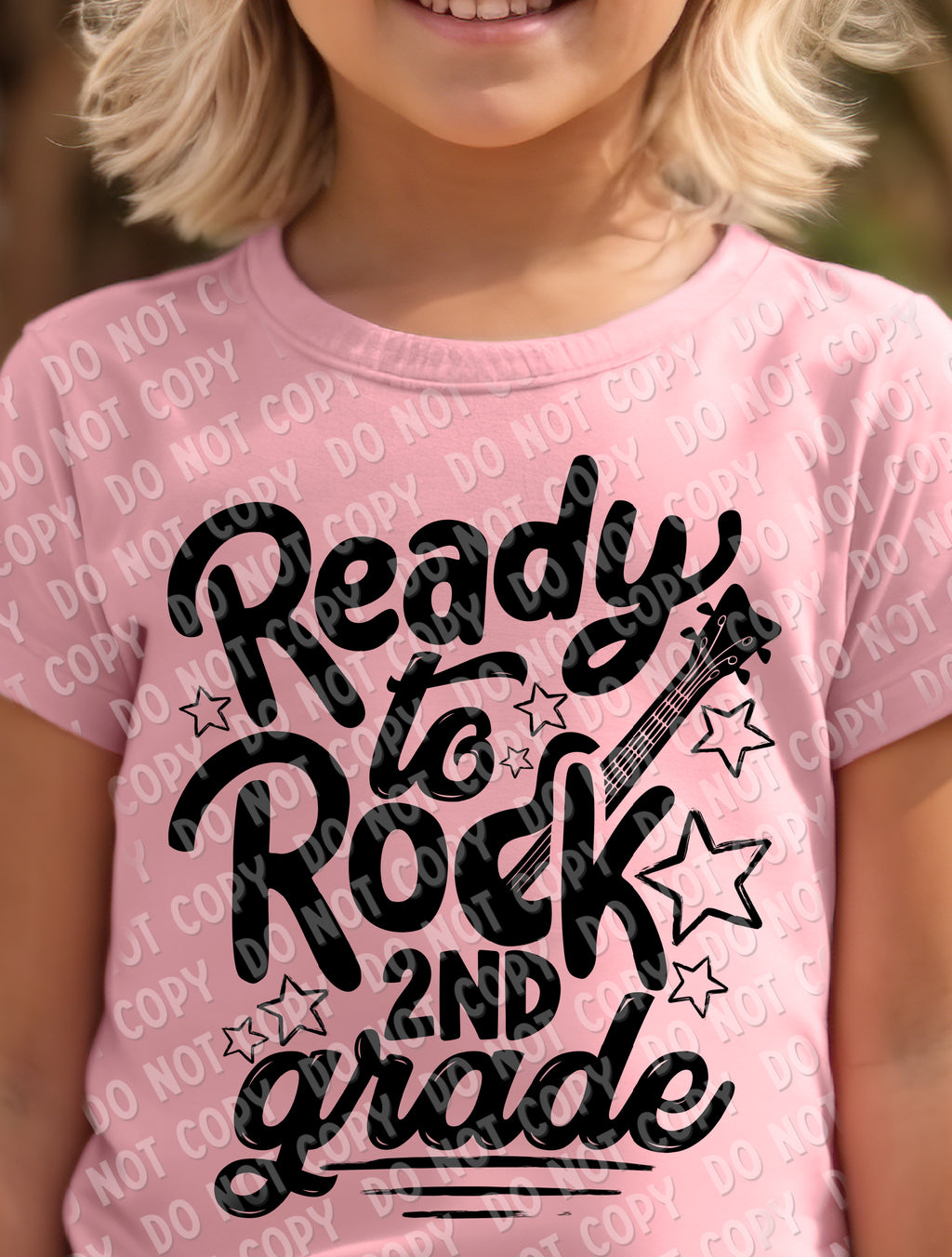08-67 Ready to Rock - Black (choose grade) - DTF TRANSFER ONLY