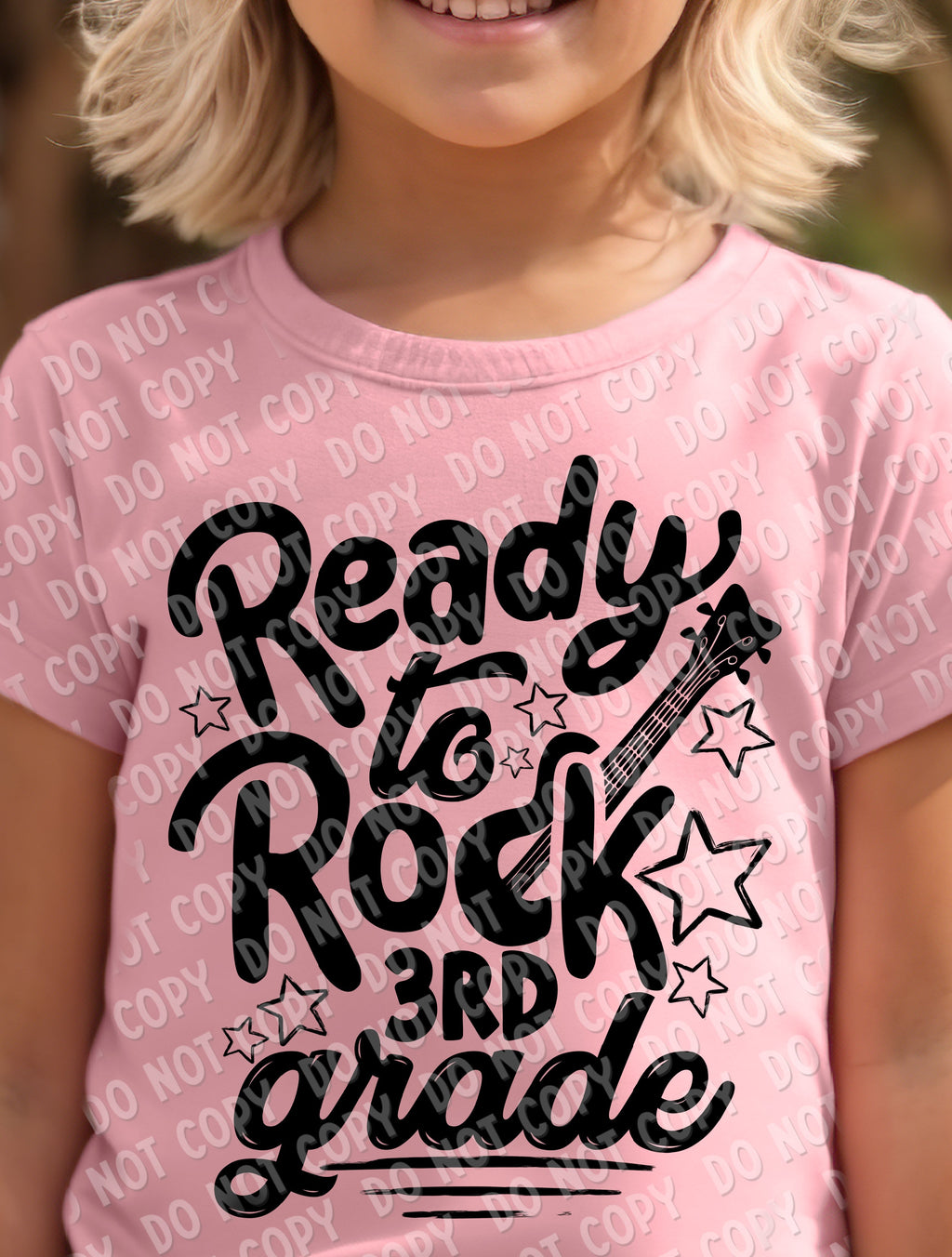 08-67 Ready to Rock - Black (choose grade) Completed Tee