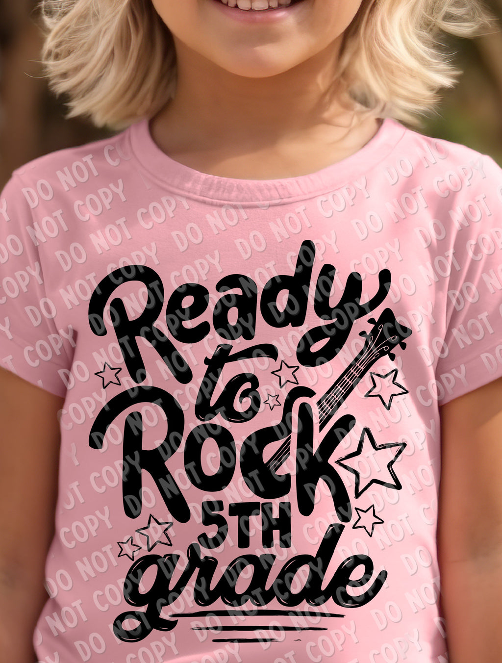 08-67 Ready to Rock - Black (choose grade) Completed Tee