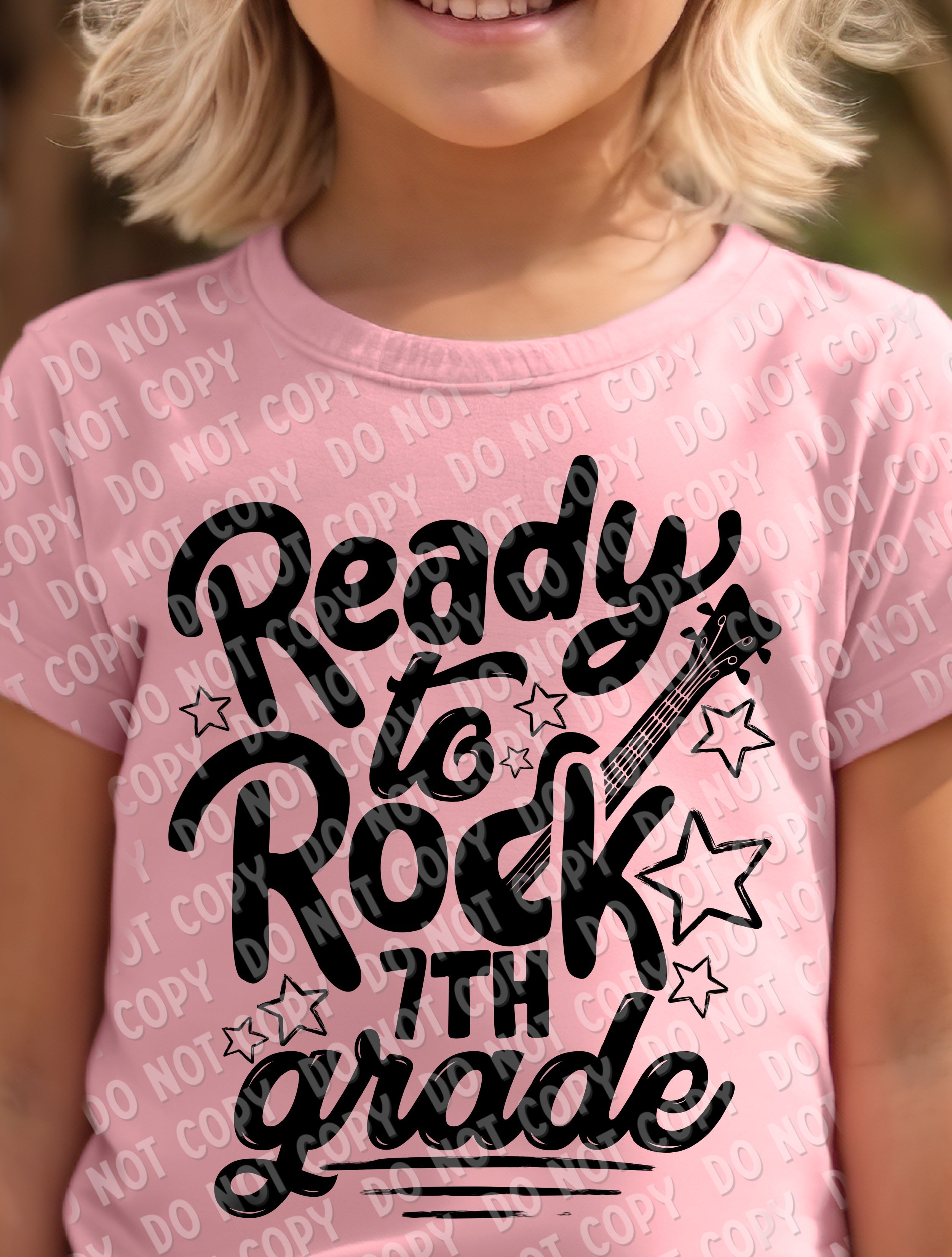 08-67 Ready to Rock - Black (choose grade) Completed Tee