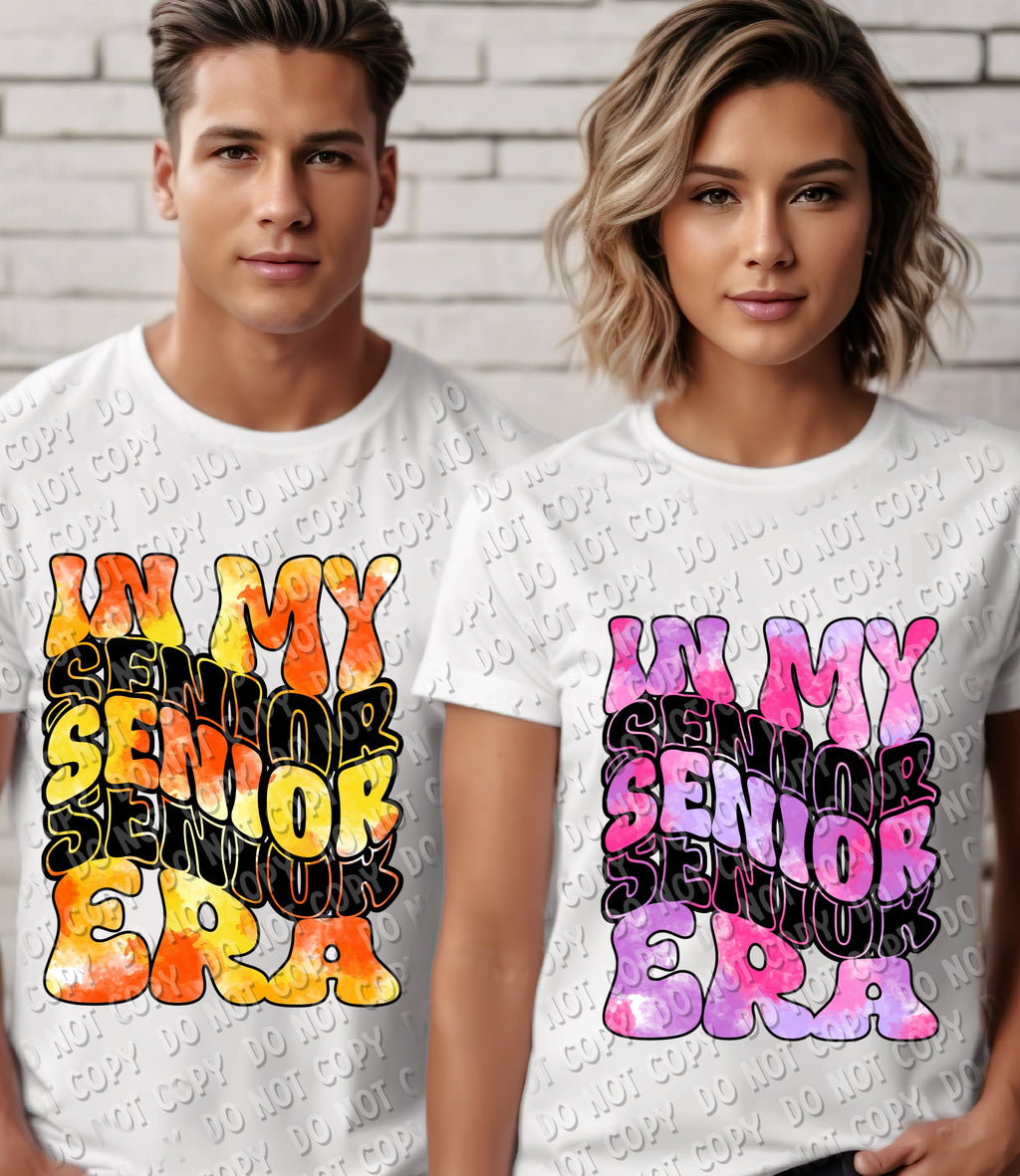 08-70 In my Era - Pink (choose grade level) Completed Tee