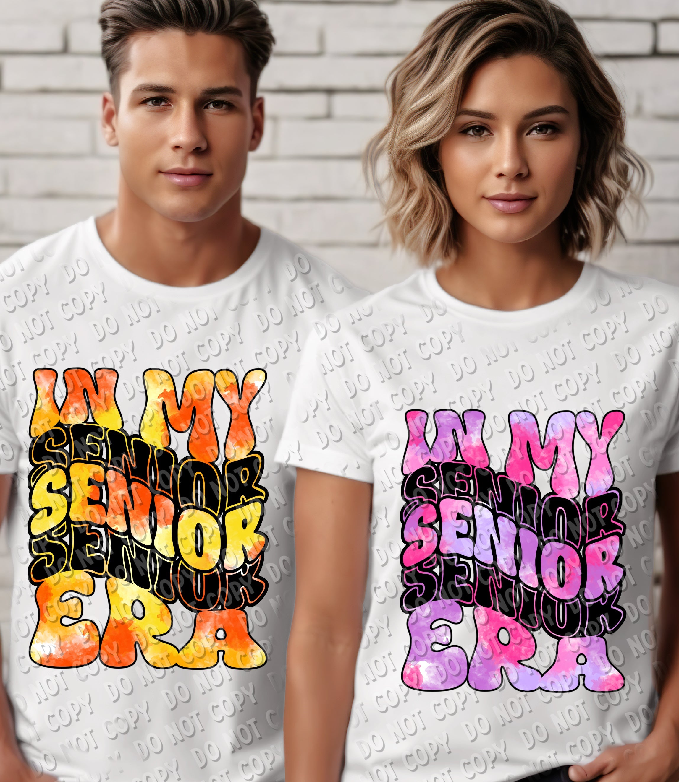 08-70 In my Era - Pink (choose grade level) Completed Tee