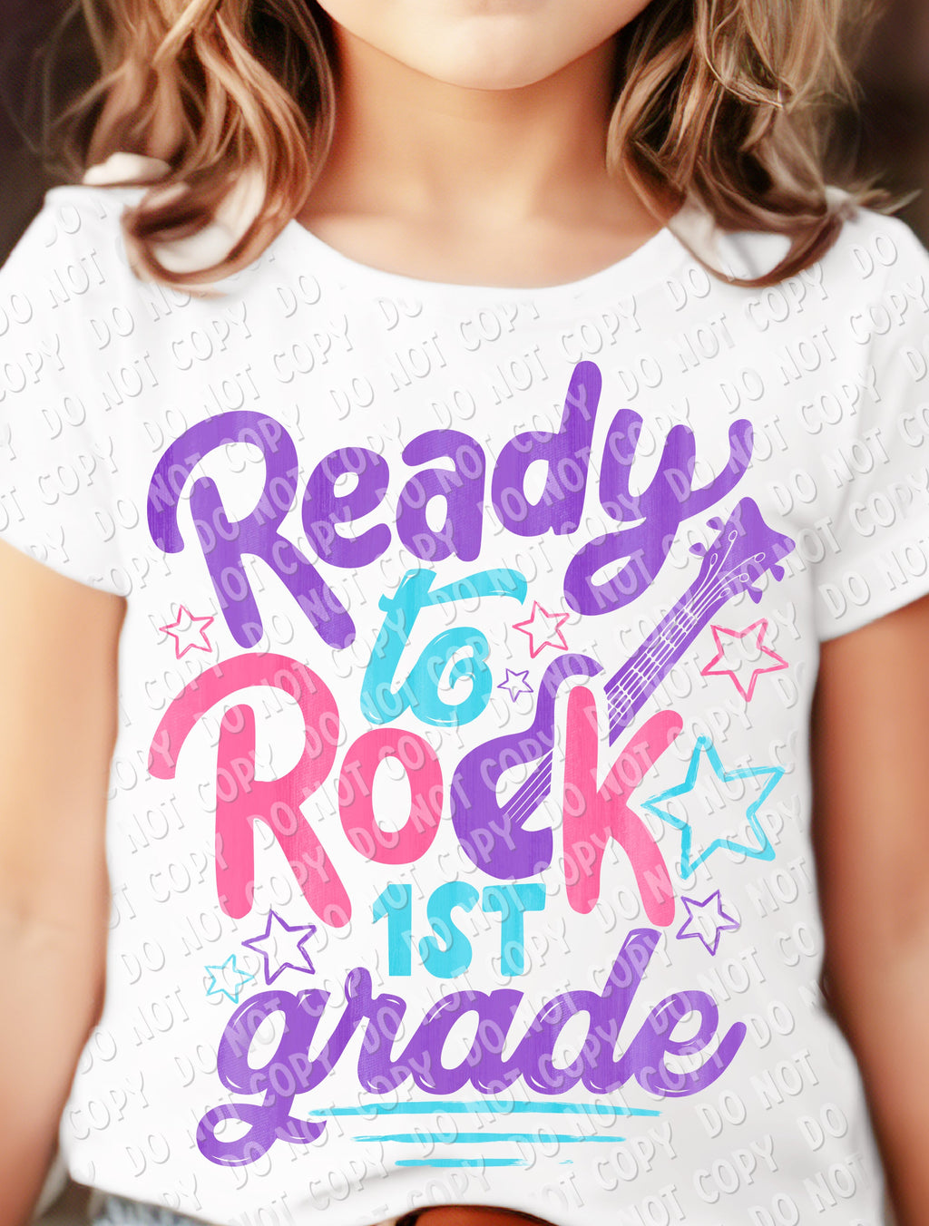 08-73 Ready to Rock - Color (choose grade) Completed Tee