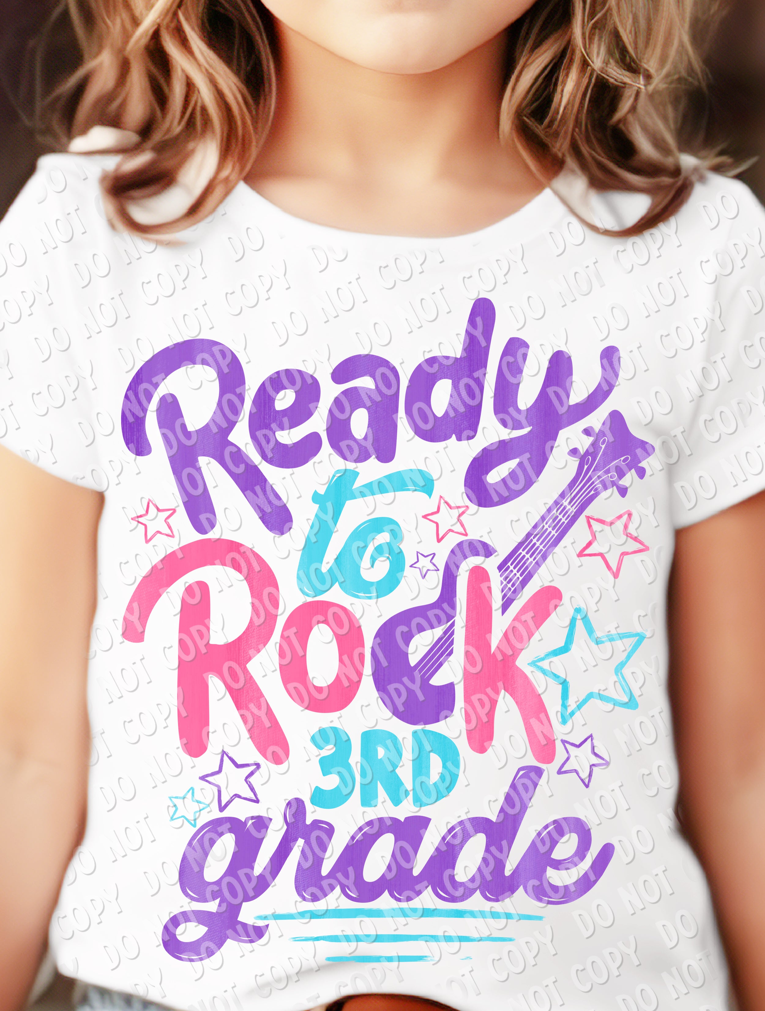 08-73 Ready to Rock - Color (choose grade) - DTF TRANSFER ONLY