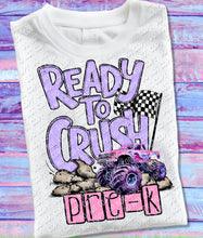 Load image into Gallery viewer, 08-75 Ready to Crush - Purple (choose grade) Completed Tee
