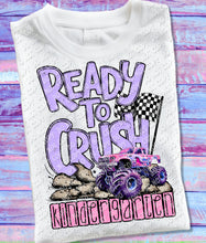 Load image into Gallery viewer, 08-75 Ready to Crush - Purple (choose grade) Completed Tee
