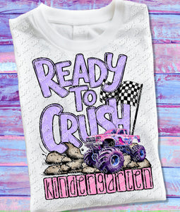 08-75 Ready to Crush - Purple (choose grade) Completed Tee