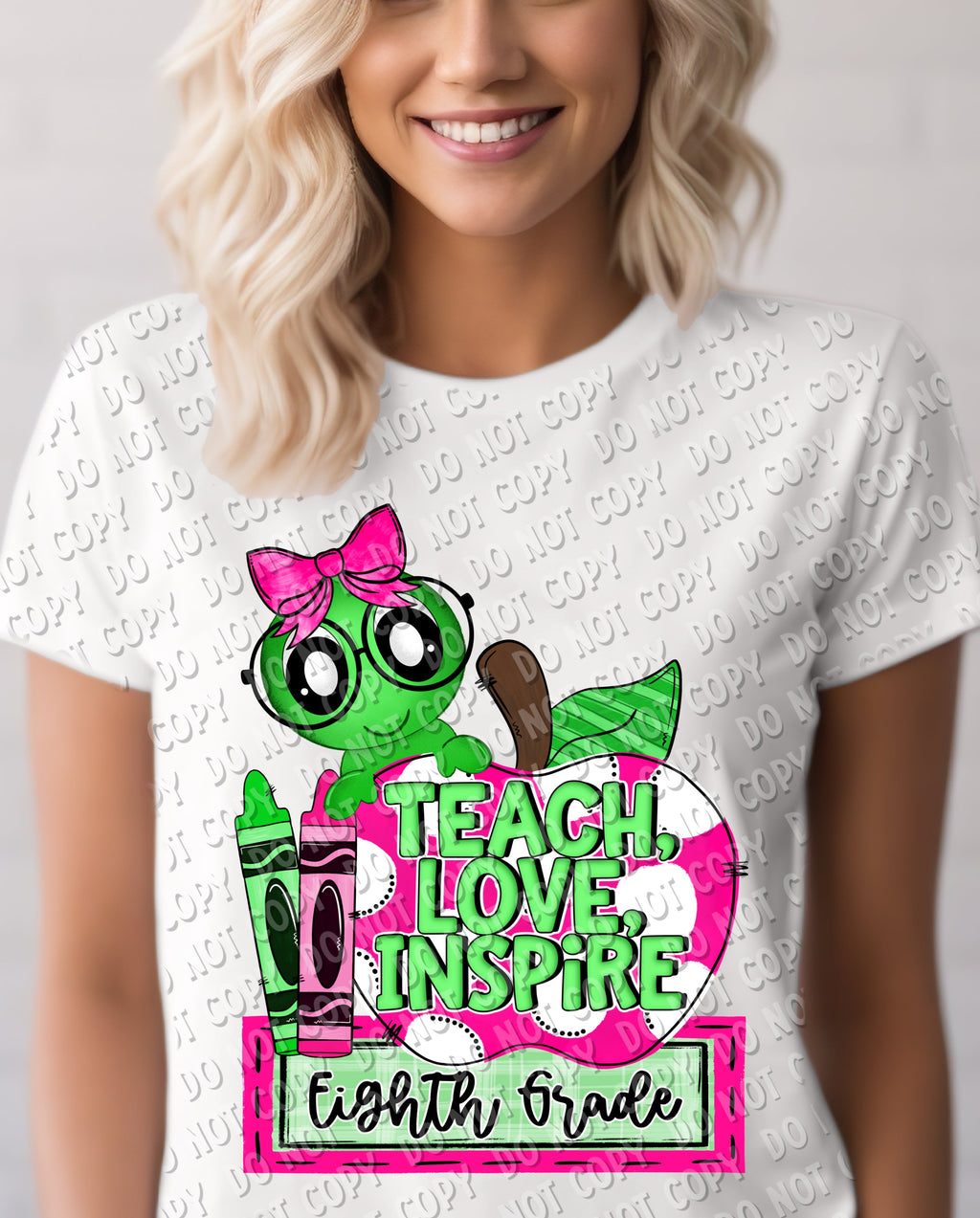 08-83 Teach, Love, Inspire (choose grade or customize) Completed Tee