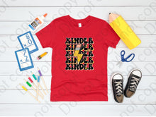 Load image into Gallery viewer, 08-99 Kinder Grade Pencil Completed Tee
