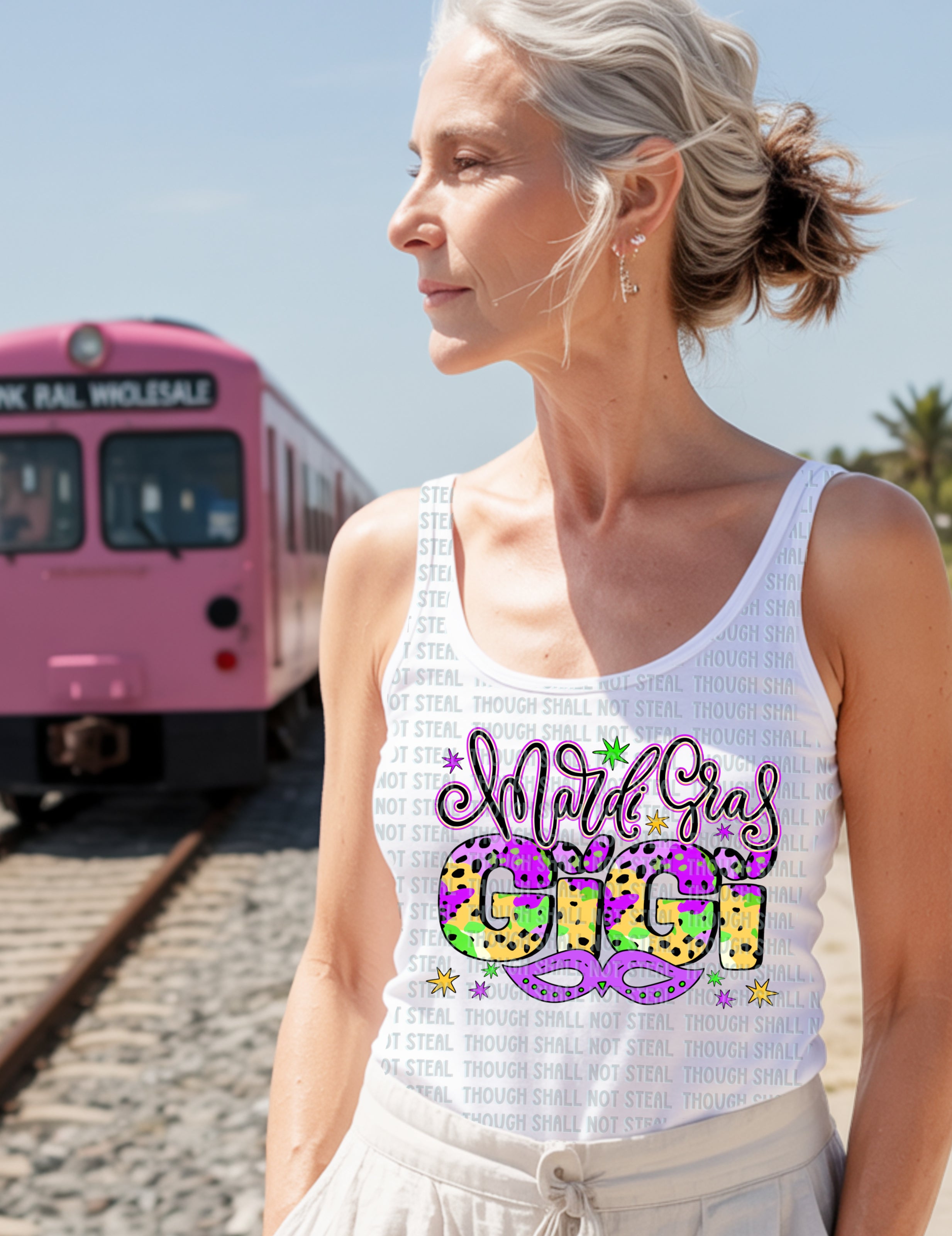 09-127 Mardi Gras Completed Tee