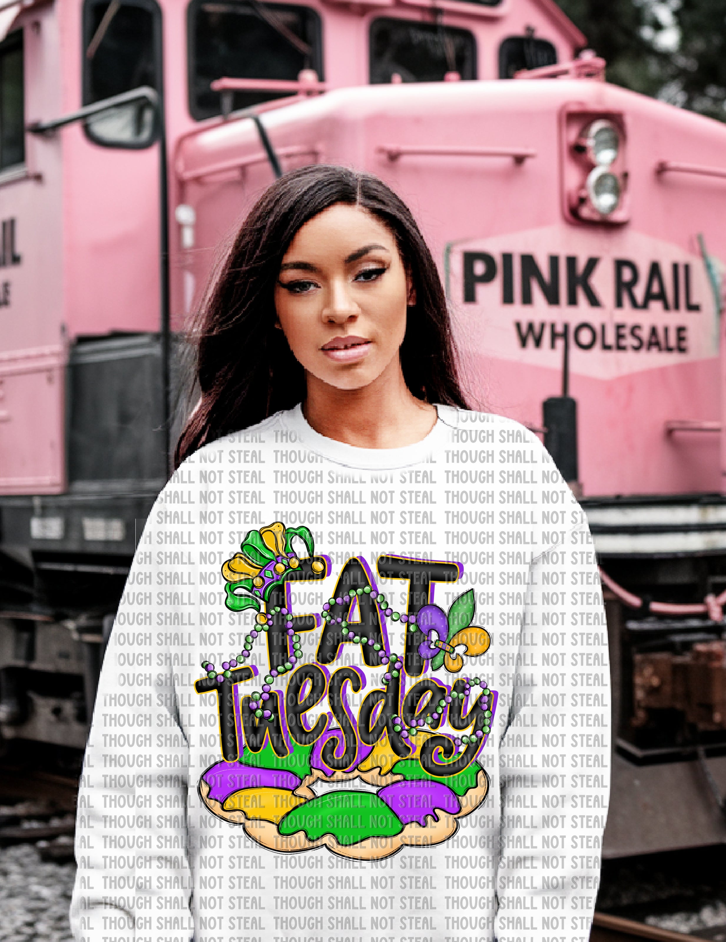 09-136 Fat Tuesday DTF TRANSFER ONLY