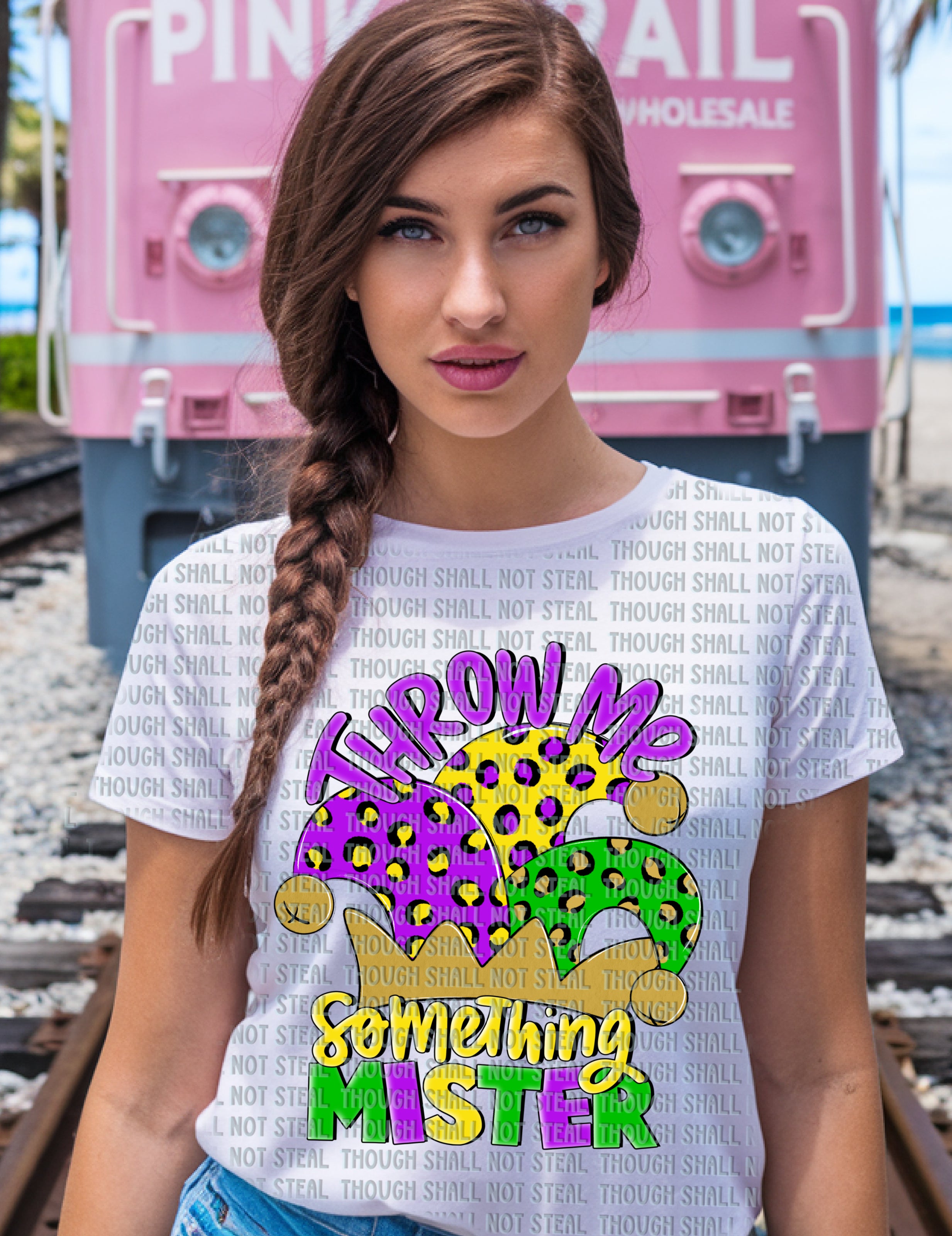 09-140 Throw me something Mister DTF TRANSFER ONLY