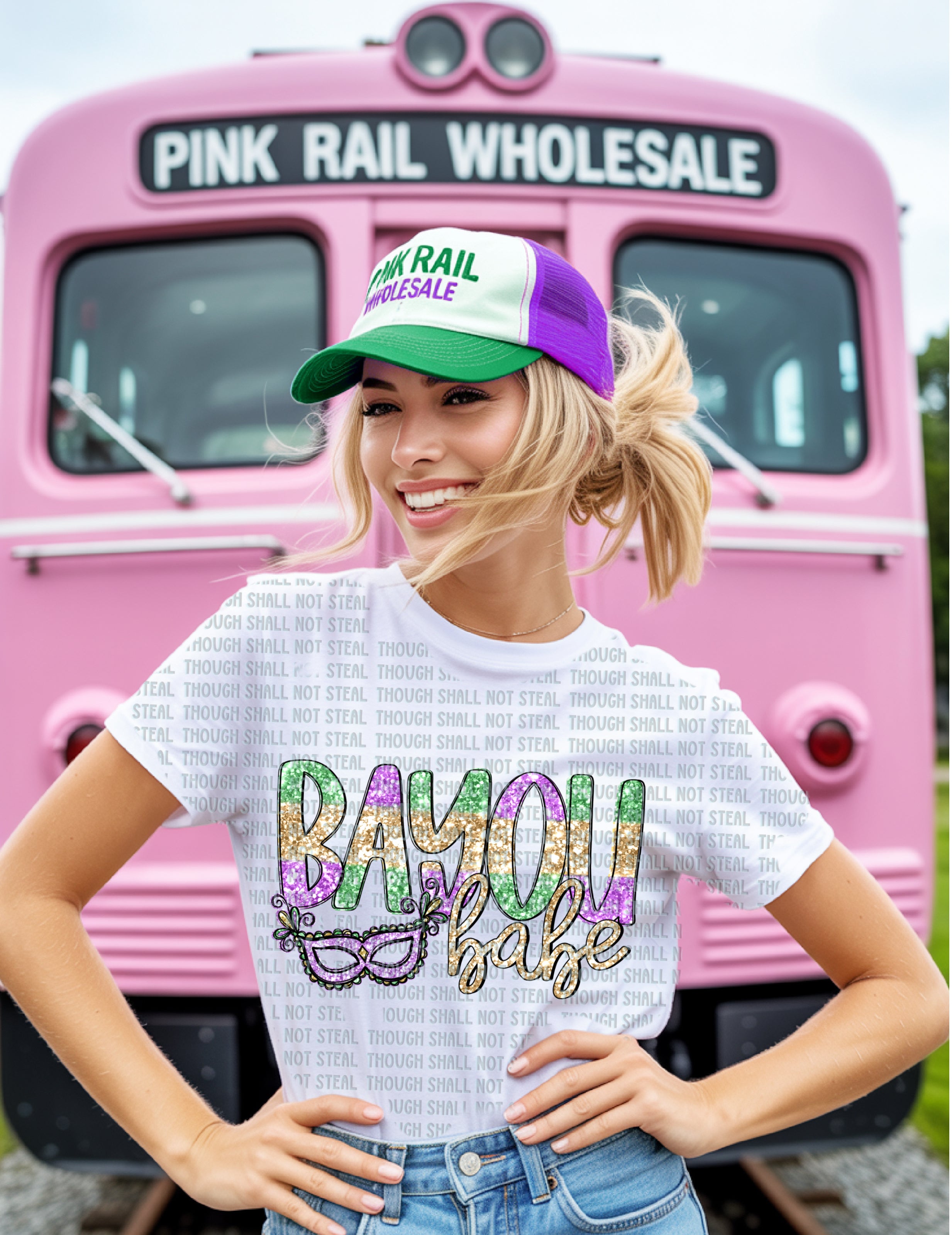 09-142 Bayou Babe DTF TRANSFER ONLY