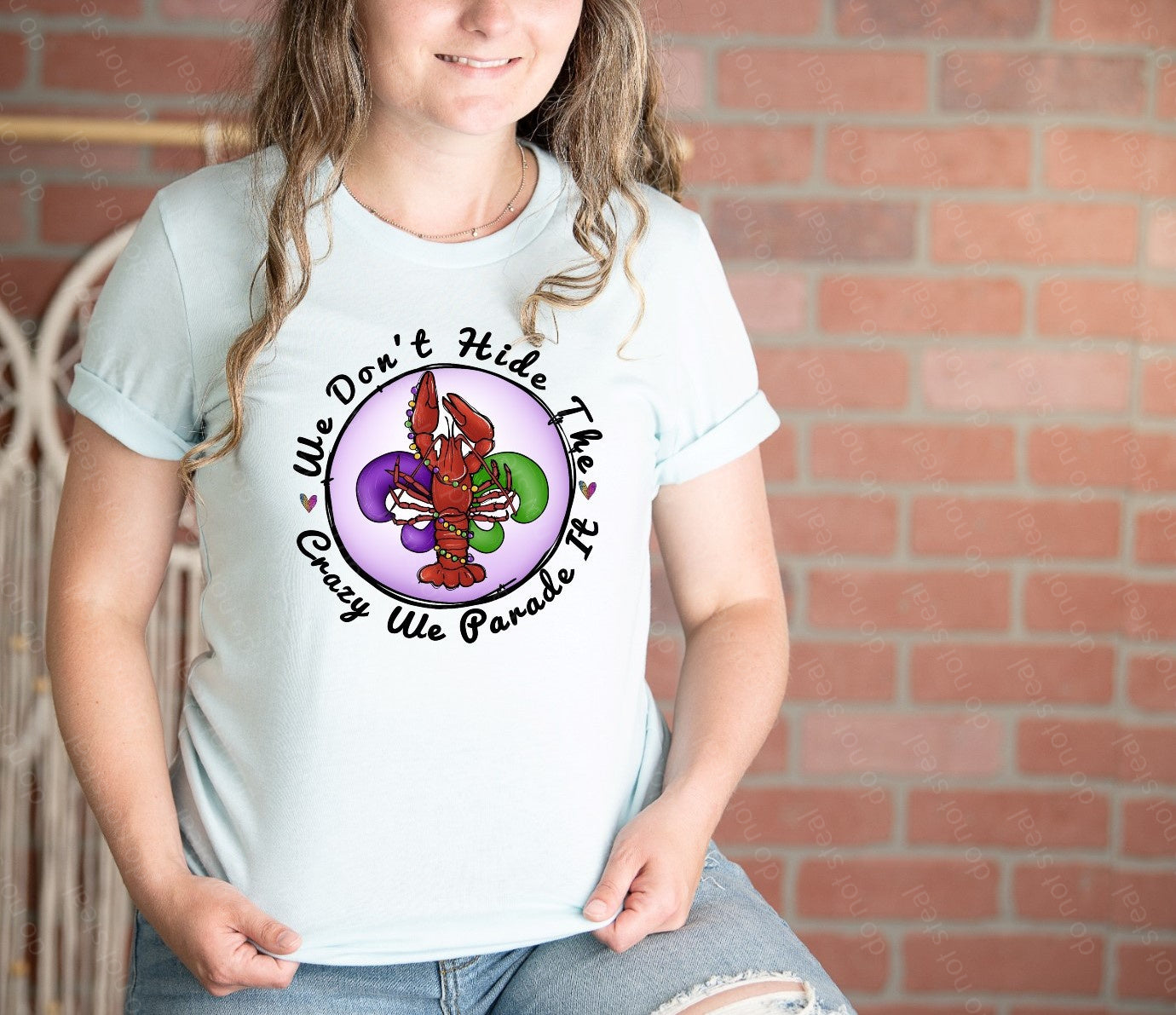 09-14 We don't hide the crazy, we parade it DTF TRANSFER ONLY