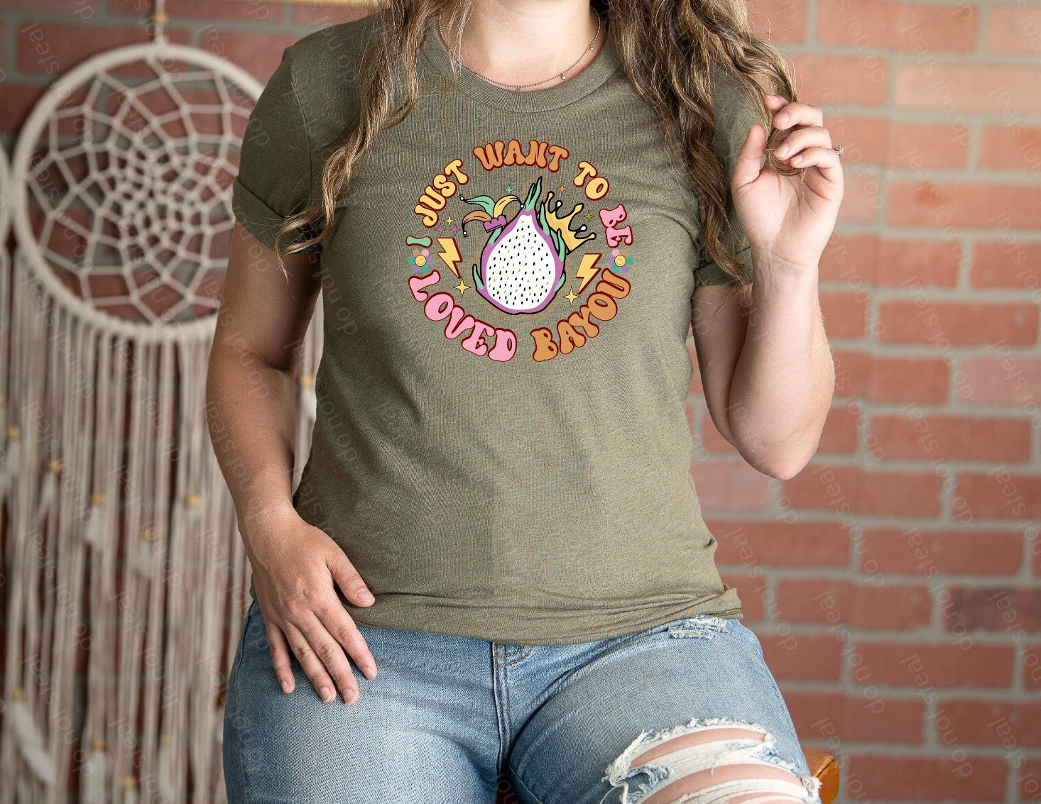 09-24 Loved Bayou DTF TRANSFER ONLY