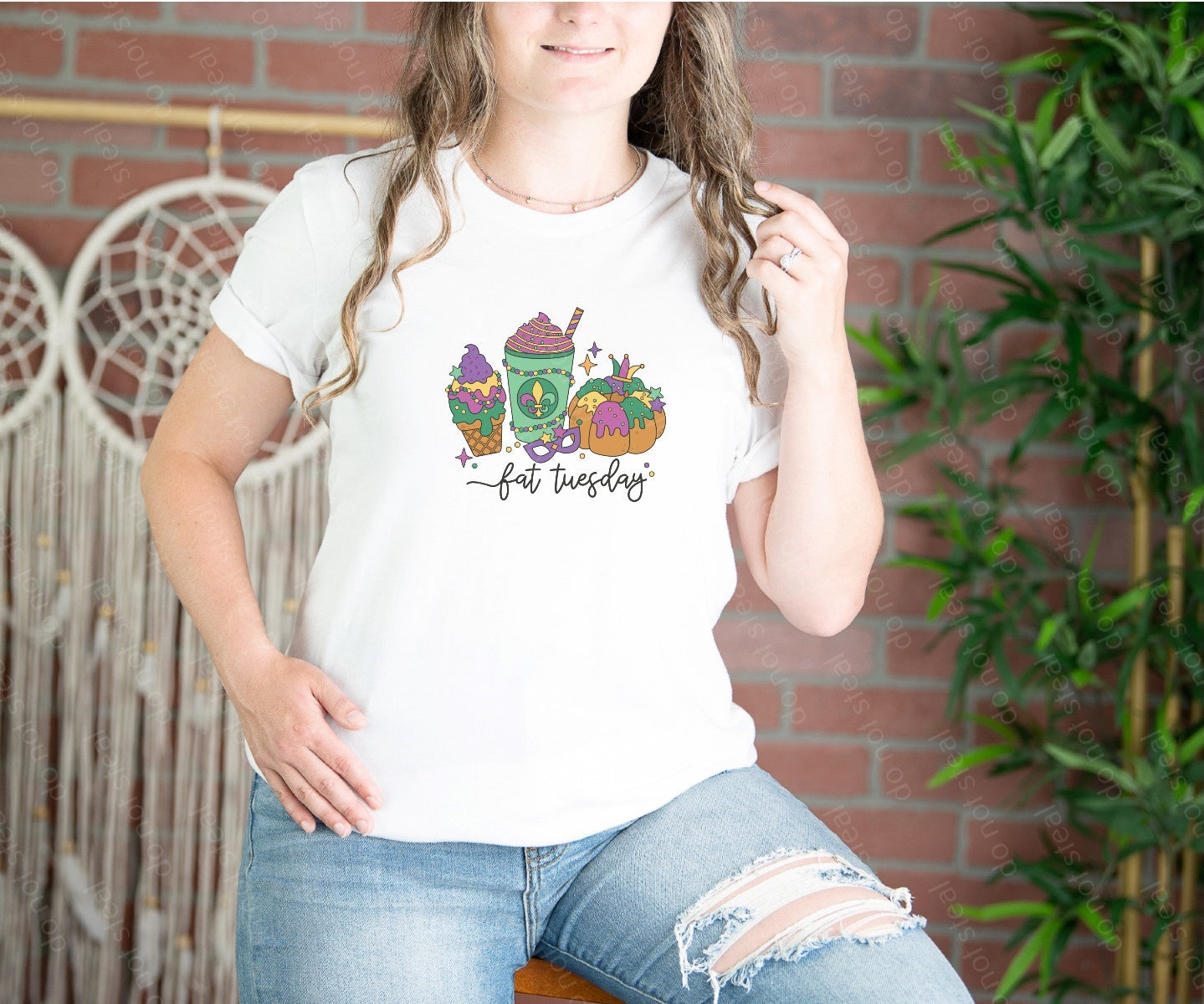 09-40 Fat Tuesday DTF TRANSFER ONLY