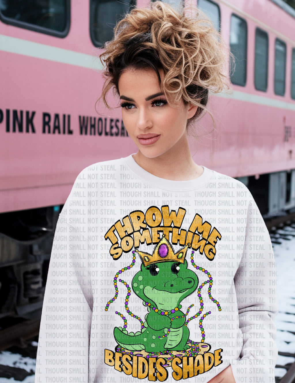 09-56 Throw Me Something Besides shade Completed Tee