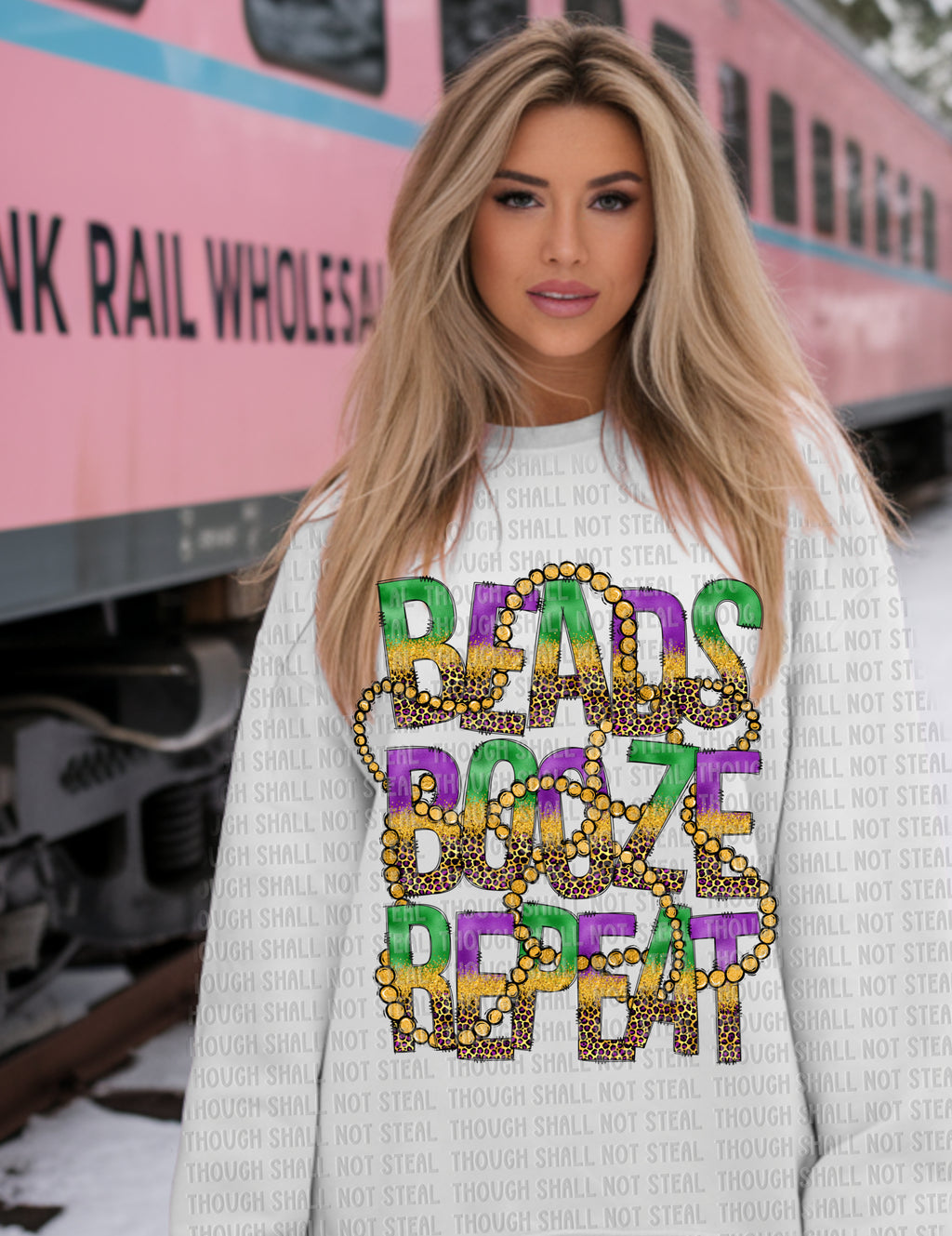 09-59 Beads, Booze, Repeat Completed Tee