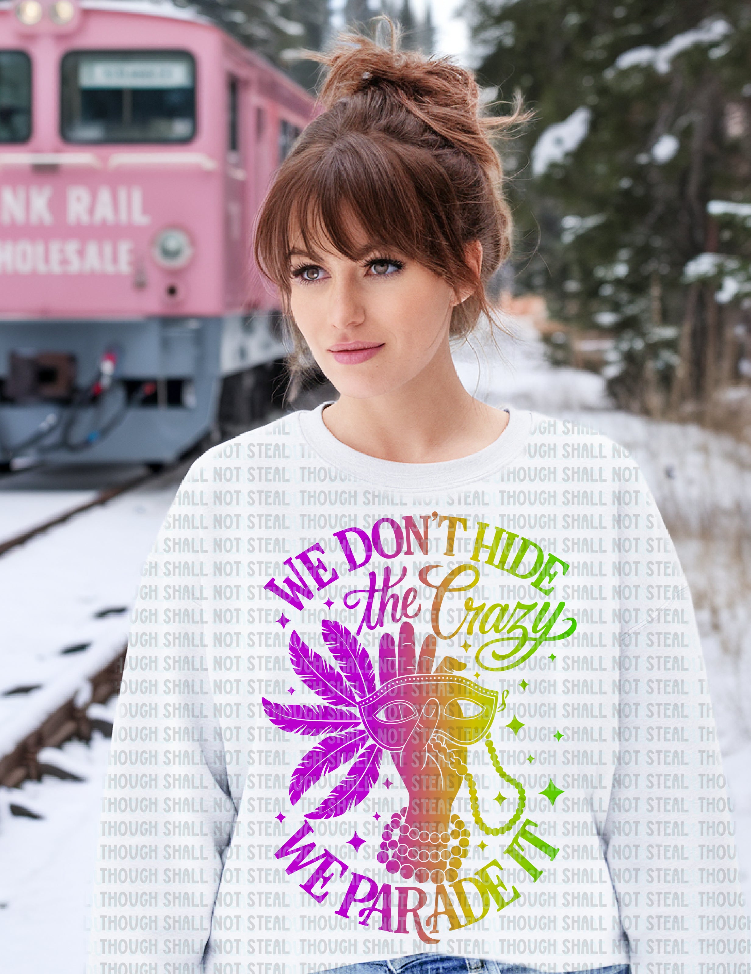 09-66 C Colored - We Don_t Hide The Crazy DTF TRANSFER ONLY