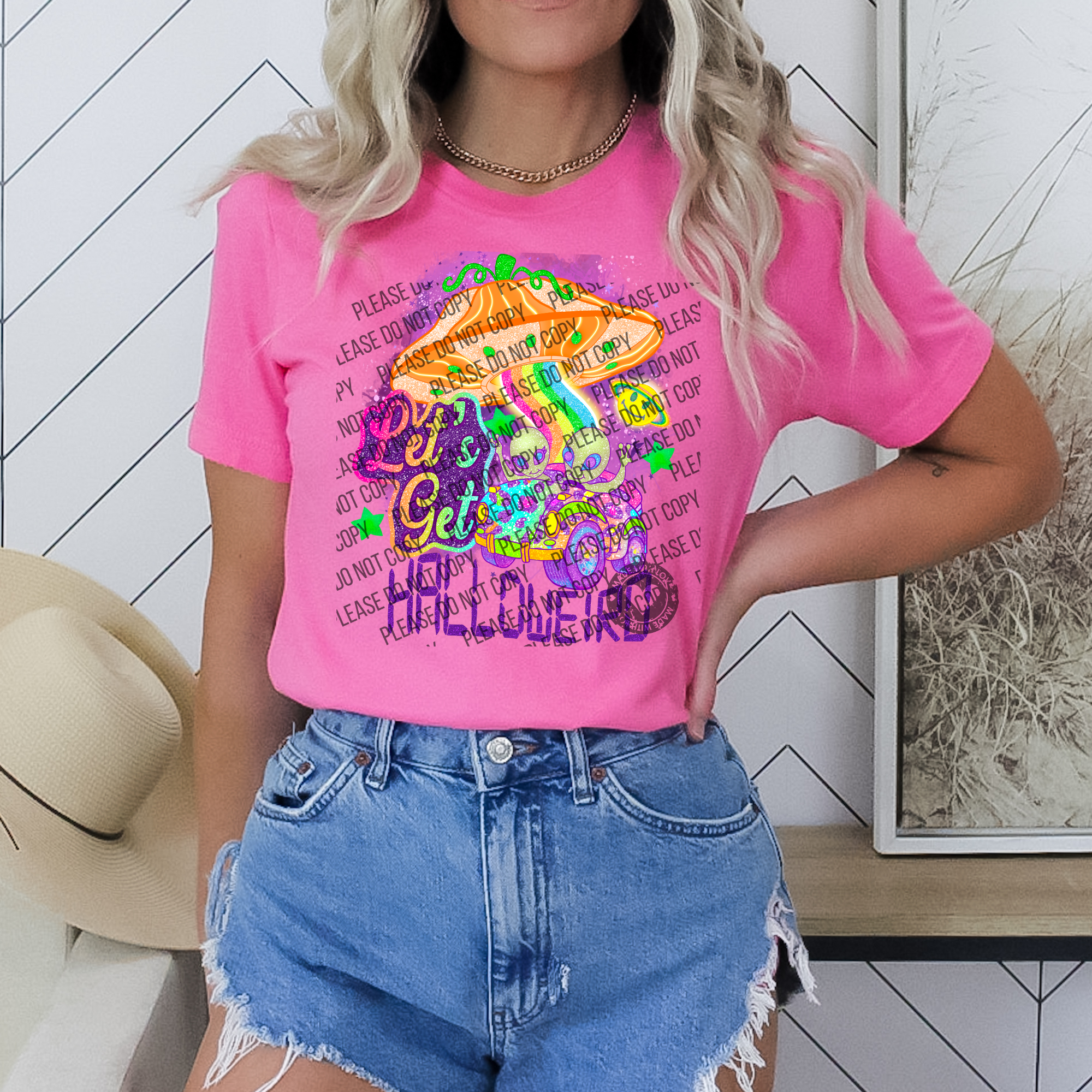 10-113  Lets Get Halloweird DTF TRANSFER ONLY