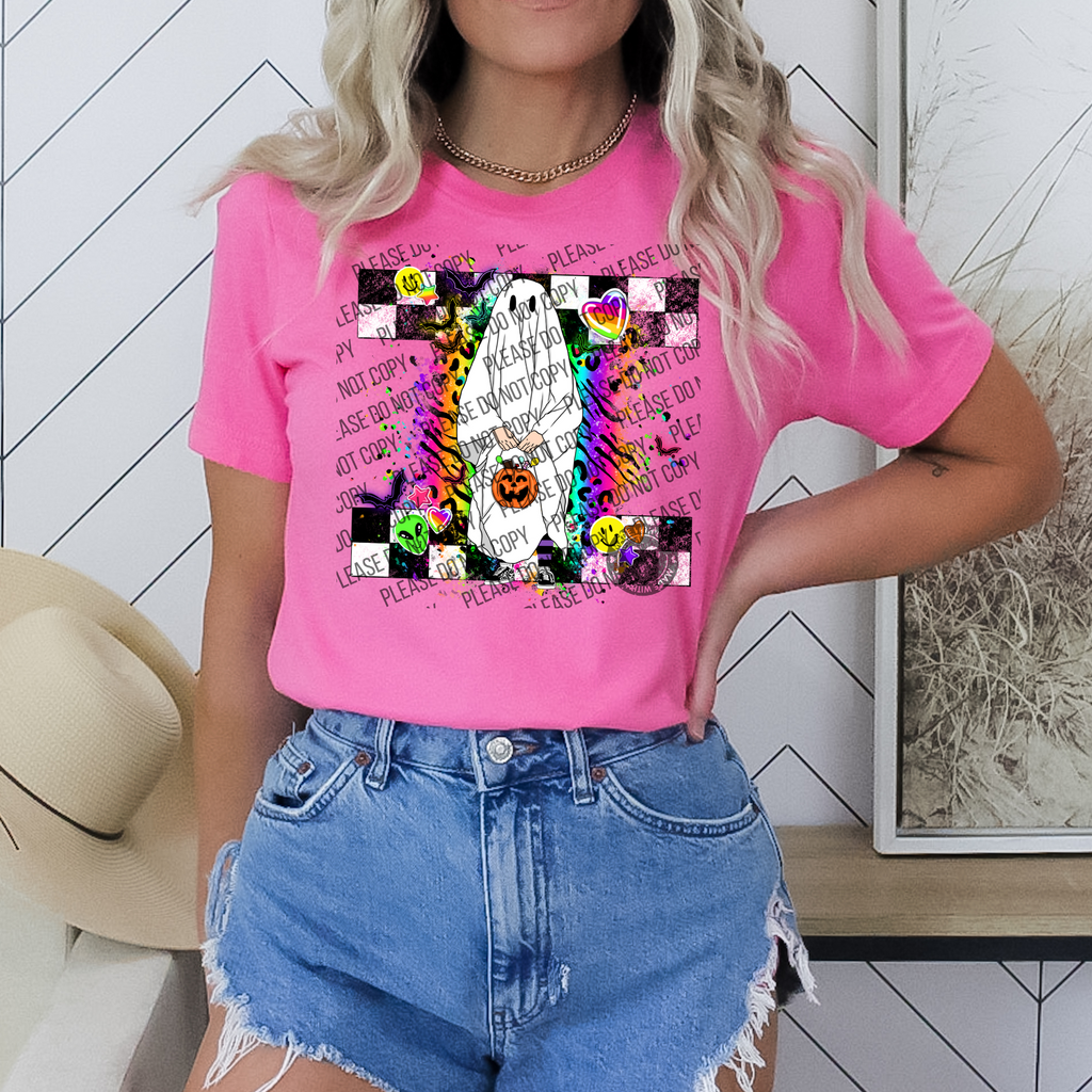 10-114 Ghost Bright Colors DTF TRANSFER ONLY
