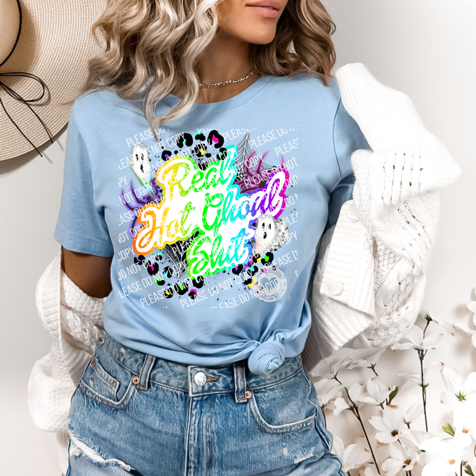 10-119 Real Hot Ghoul Sh*t Bright DTF TRANSFER ONLY