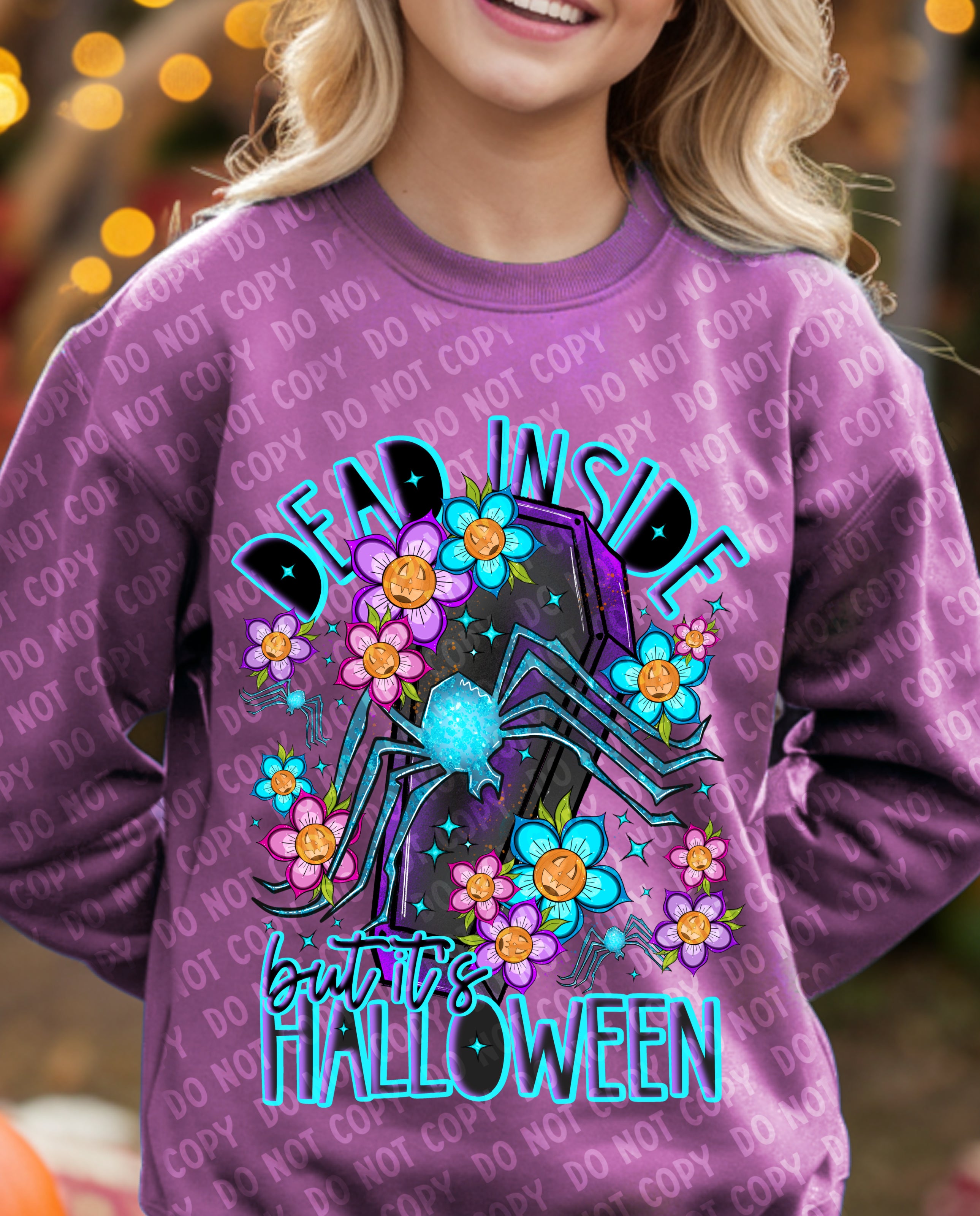 10-197 Dead Inside But it_s Halloween DTF Transfer ONLY