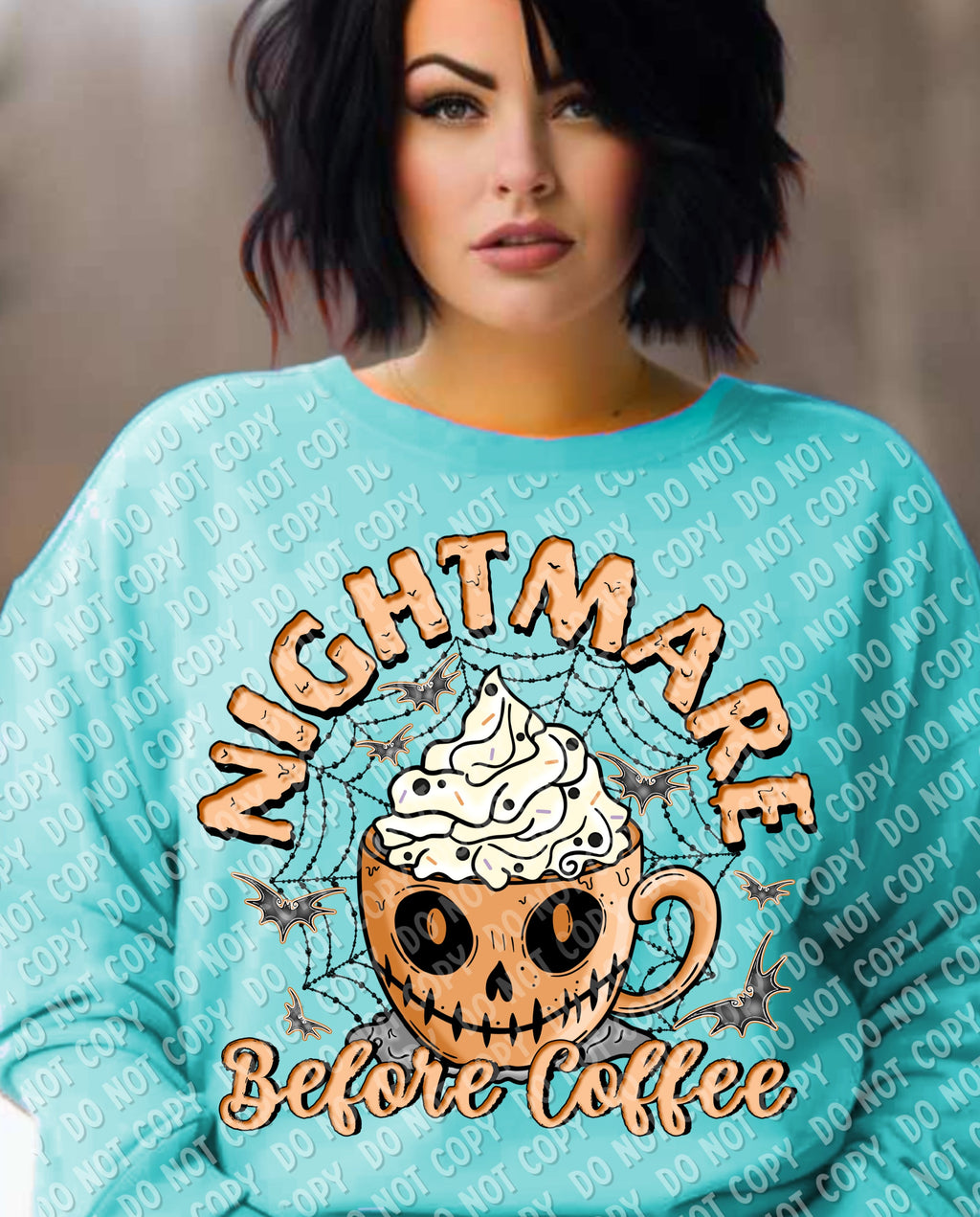 10-201 Nightmare before Coffee Completed Tee