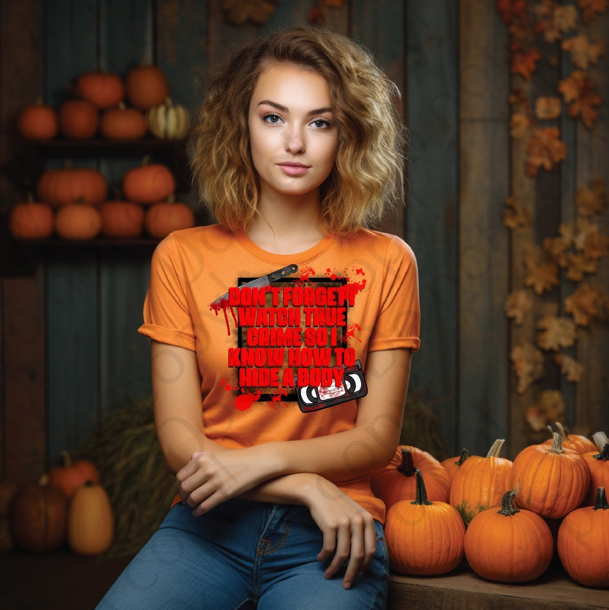 10-209 I know how to hide a body Completed Tee