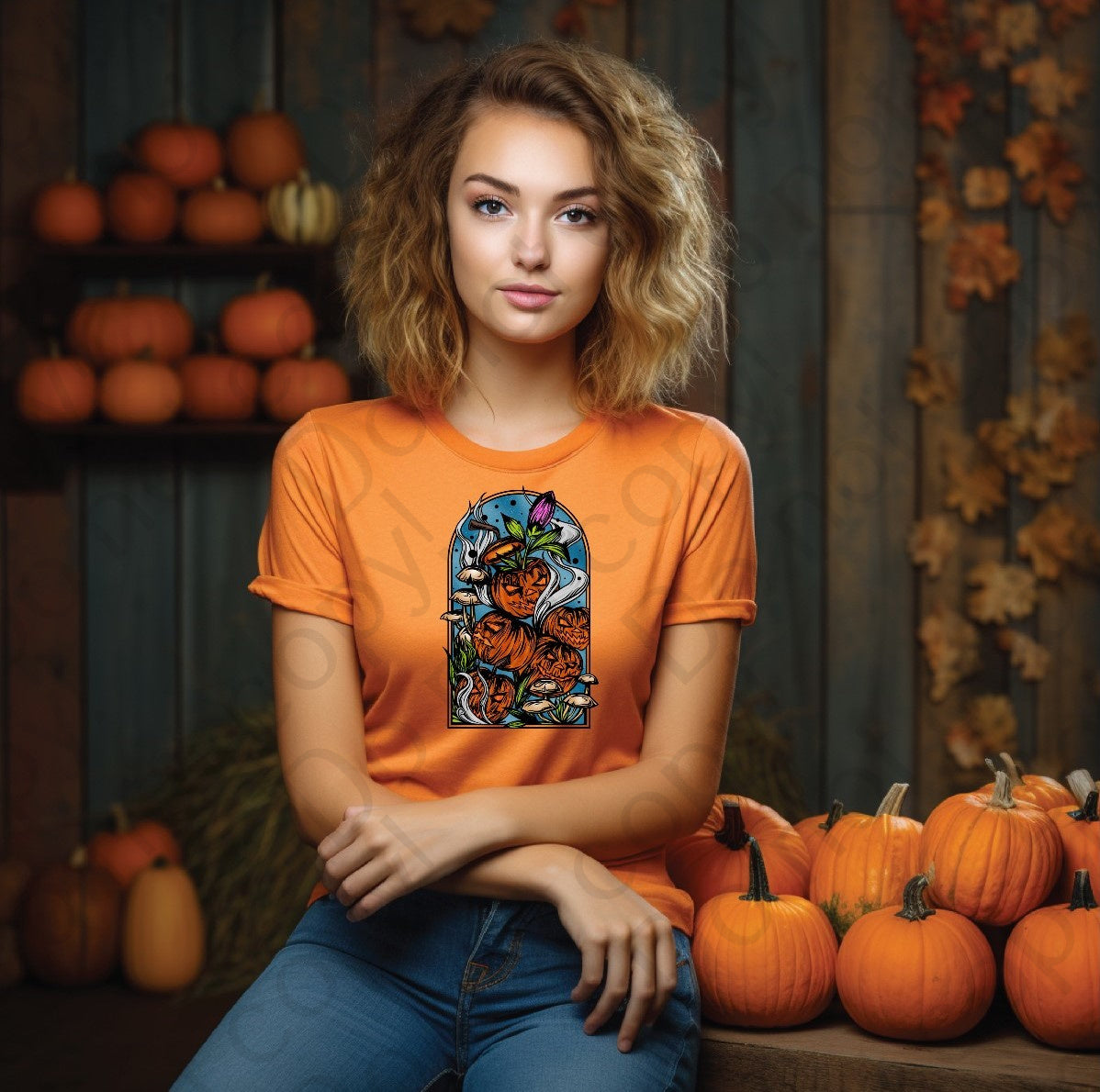 10-217 PumpkinArt DTF Transfer ONLY