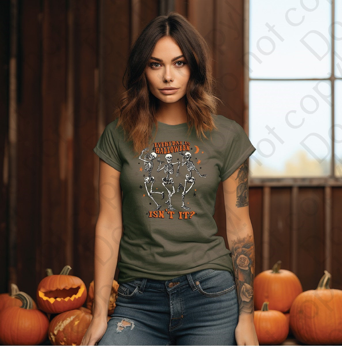 10-223 everyday is halloween isn't it Completed Tee